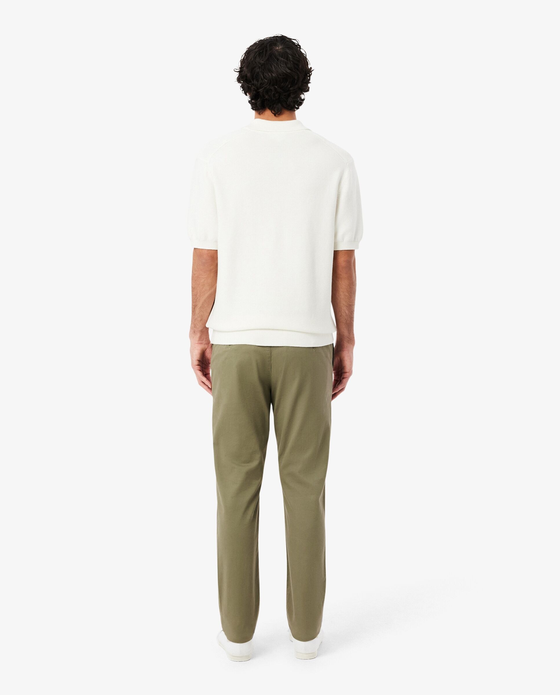 Pantalones joggers de hombre de corte ajustado - Lacoste - Verde militar Verde militar-2