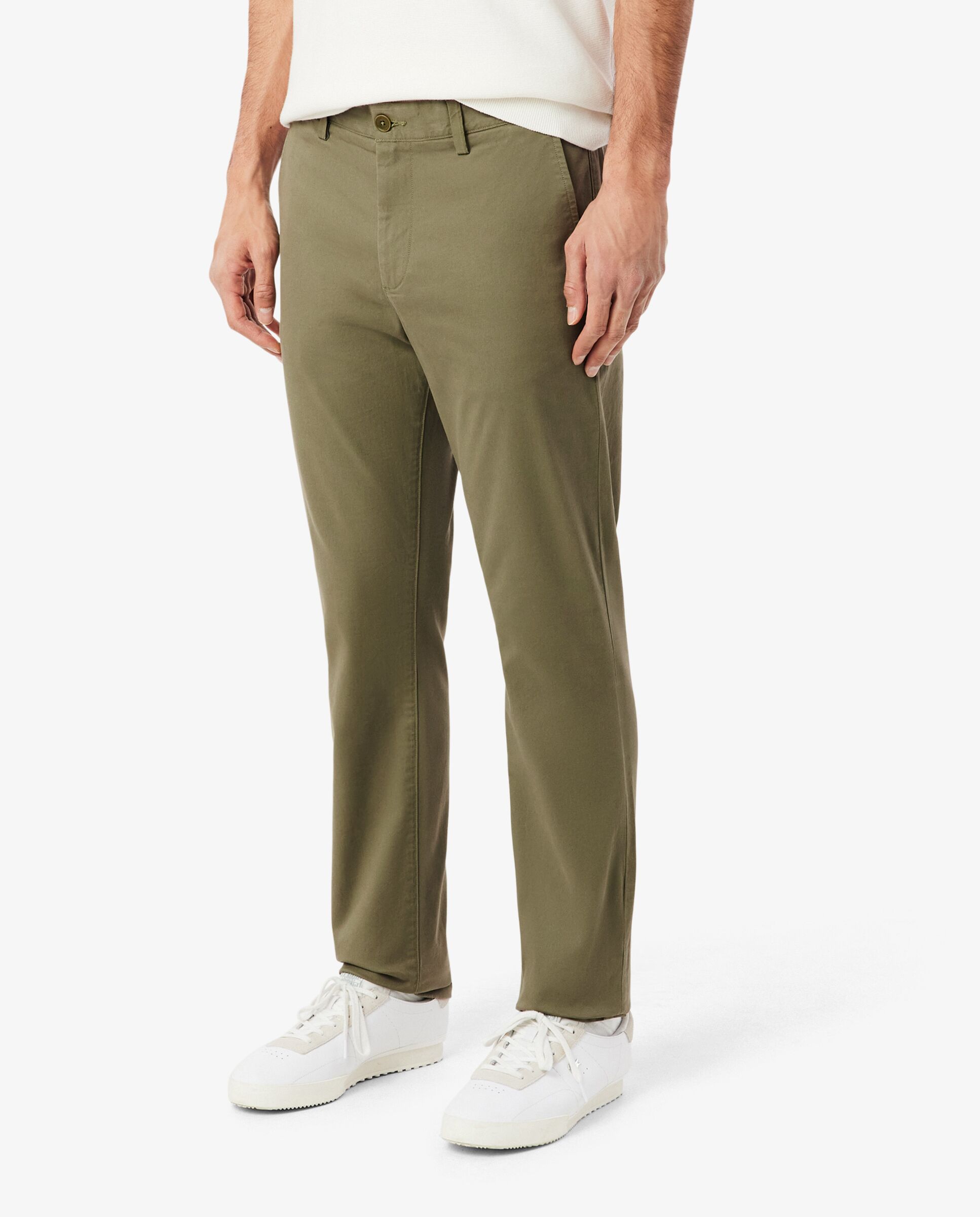 Pantalones joggers de hombre de corte ajustado - Lacoste - Verde militar Verde militar-3