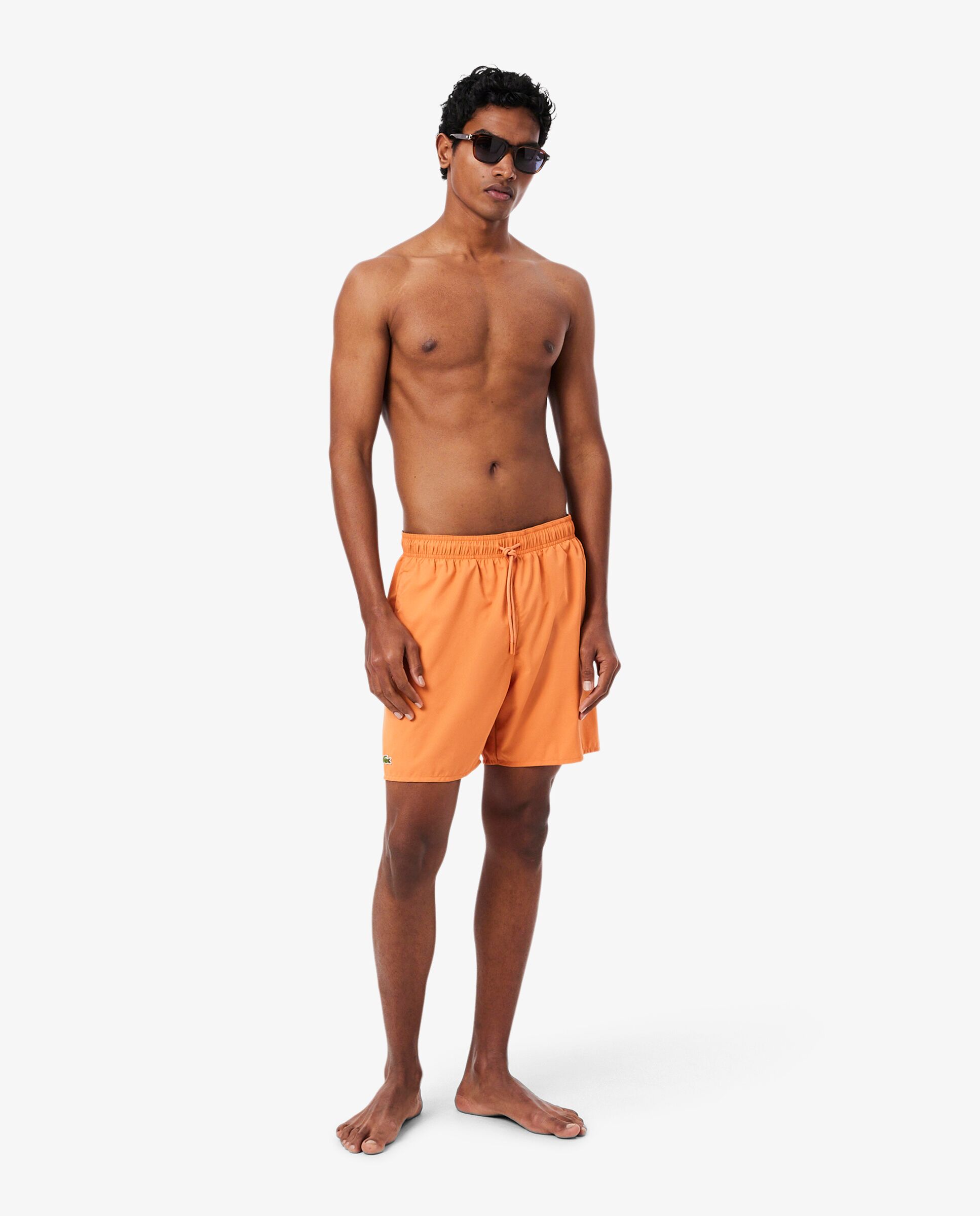 Imagen 0 de Bañadores Boxer de largo medio de hombre Naranja