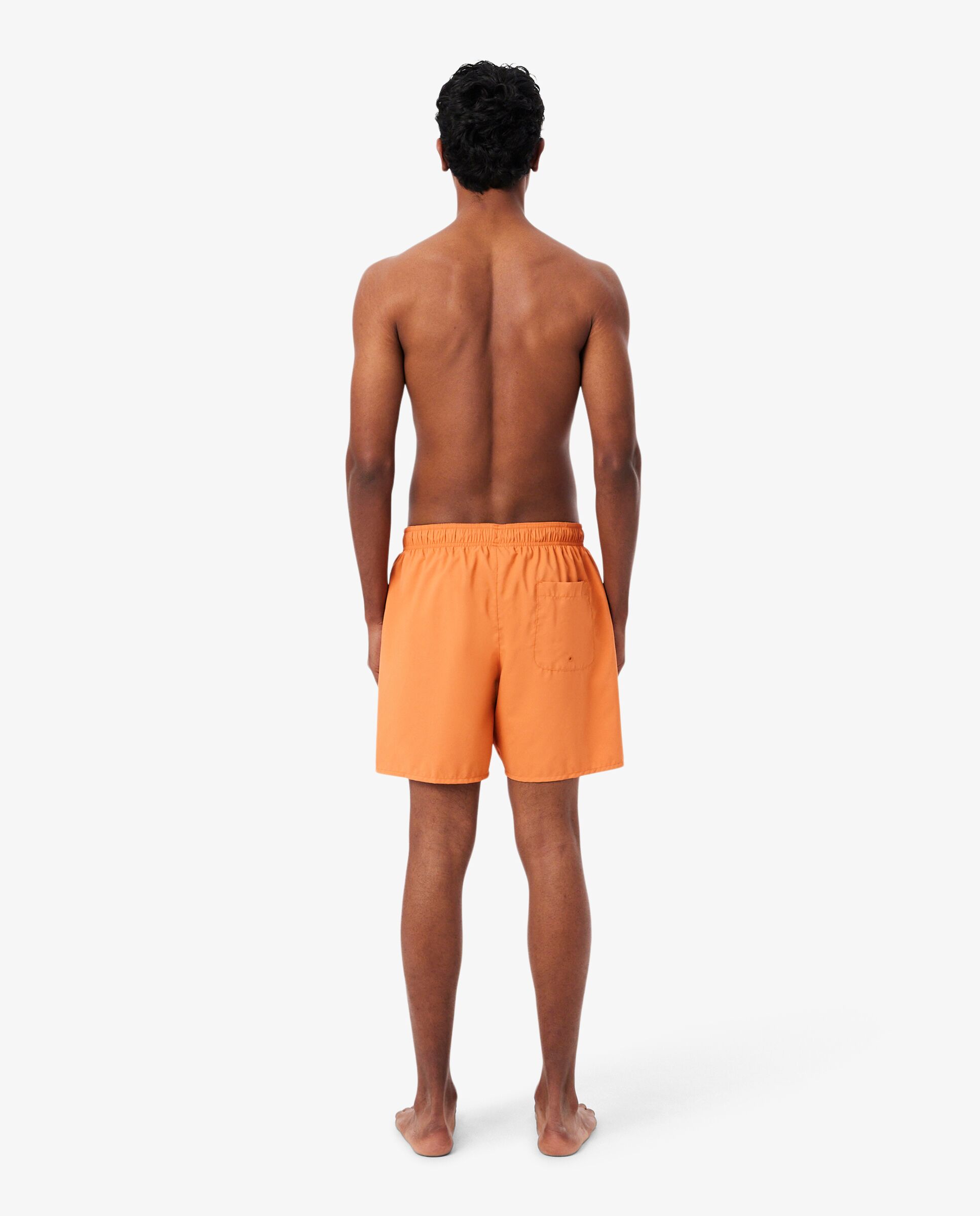 Bañadores Boxer de largo medio de hombre - Lacoste - Naranja Naranja-2
