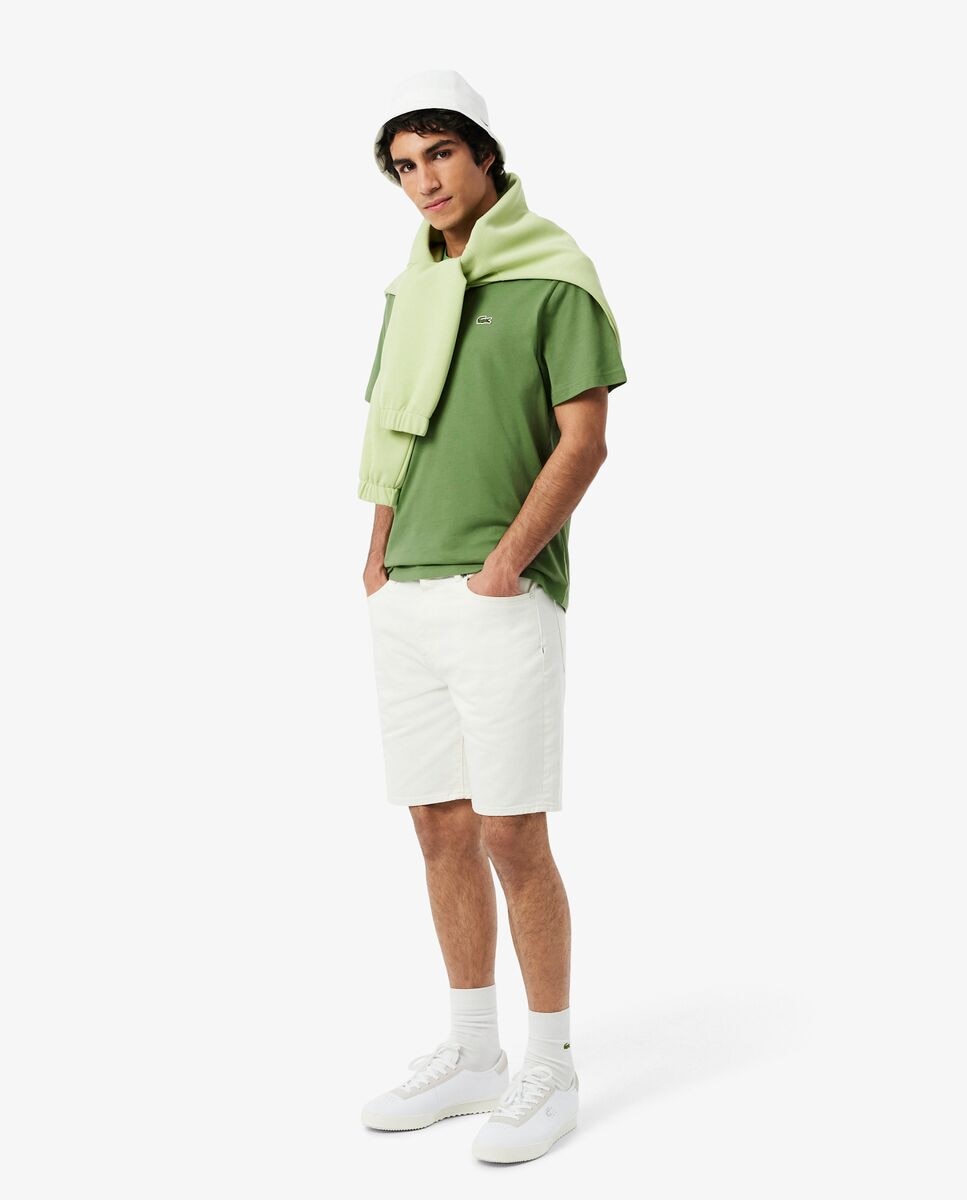 Camiseta de hombre de algodón de manga corta - Lacoste - Verde Verde-4