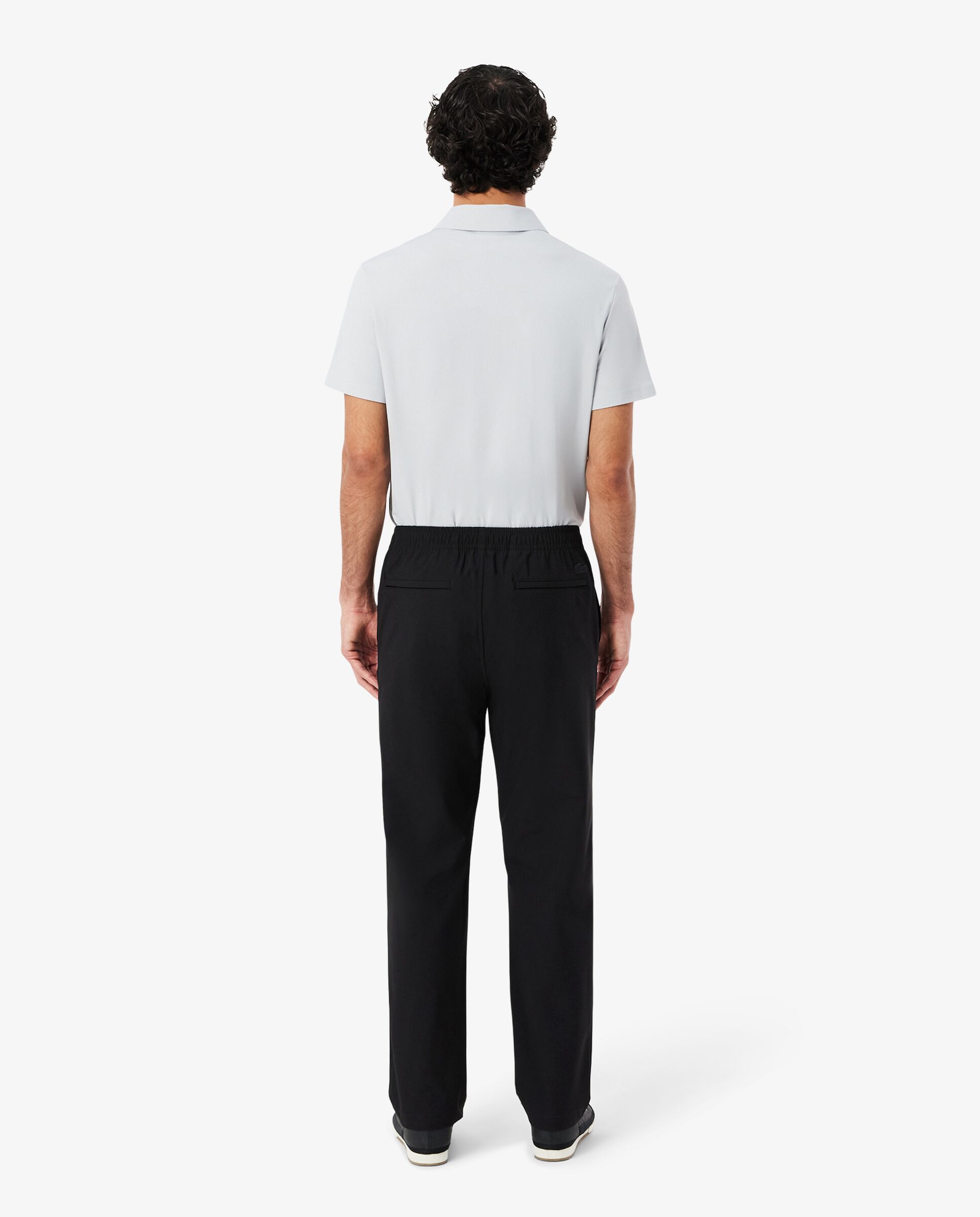 Pantalones joggers de hombre de punto de corte regular - Lacoste - Negro Negro-2