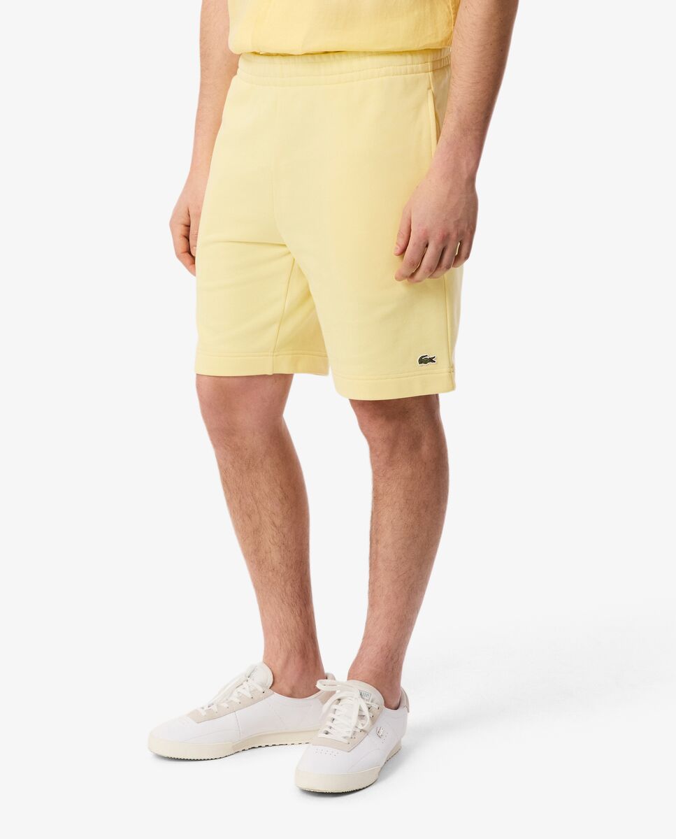 Bermudas de hombre en felpa - Lacoste - Amarillo Amarillo-3