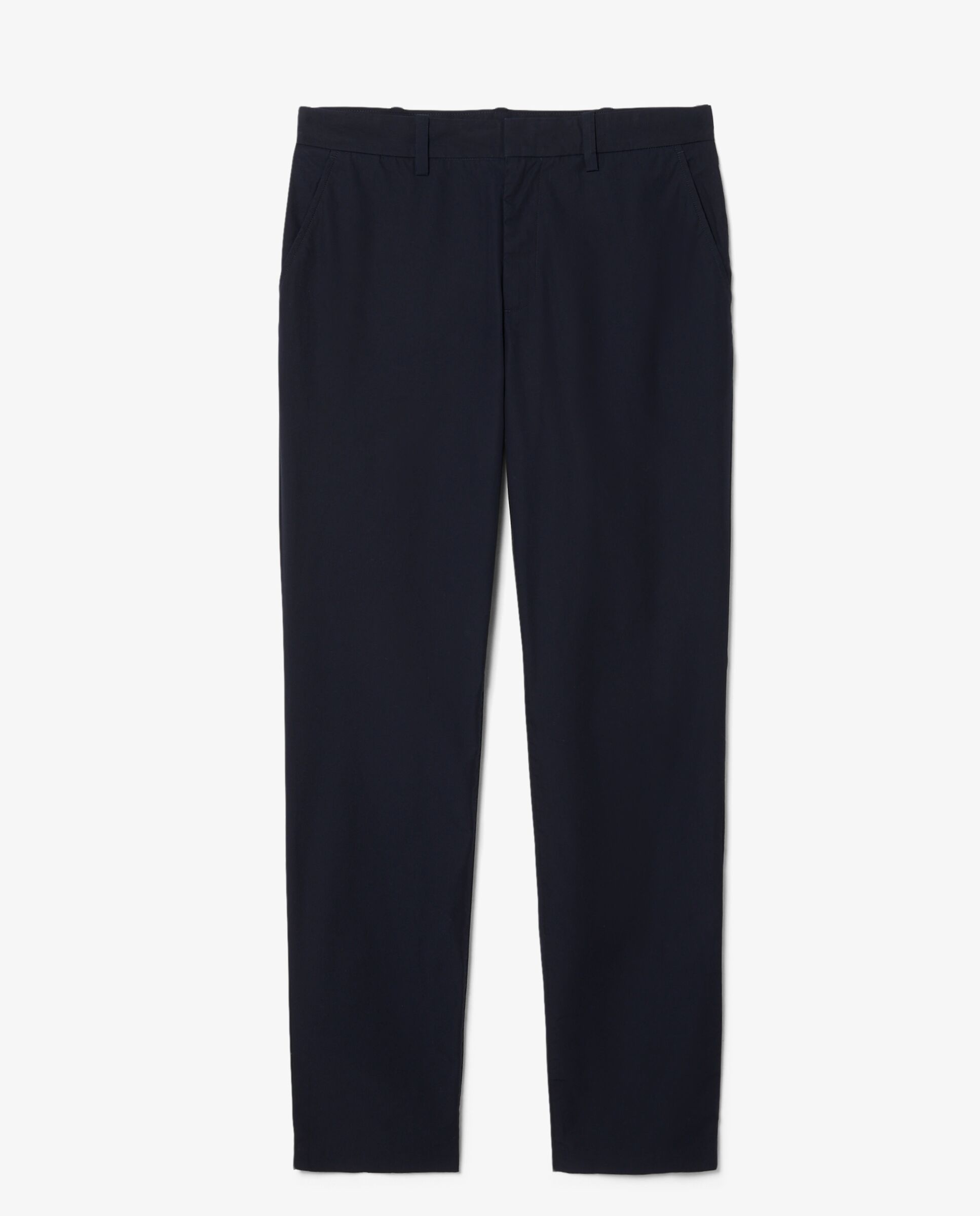 Pantalón de hombre chino de corte regular de sarga de algodón en marrón - Lacoste - Azul marino Azul marino-6