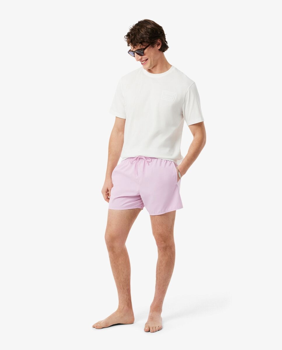 Bañadores Boxer de hombre de poliéster - Rosa pastel Rosa pastel-4