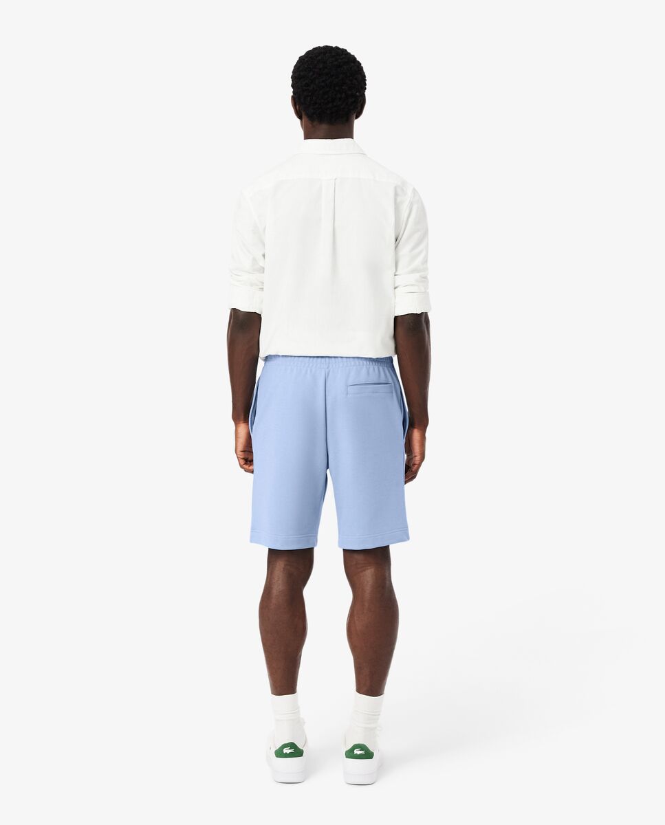 Pantalón de hombre corto de felpa de corte regular - Lacoste - Azul claro Azul claro-2