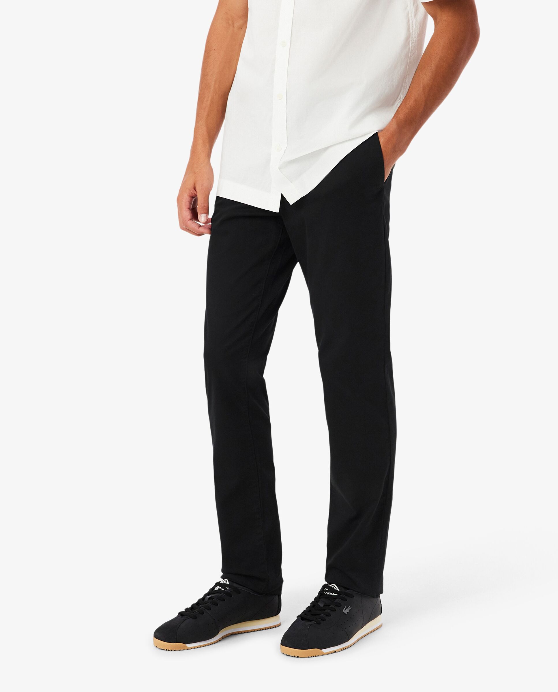 Pantalones joggers de hombre de corte ajustado - Lacoste - Negro Negro-3