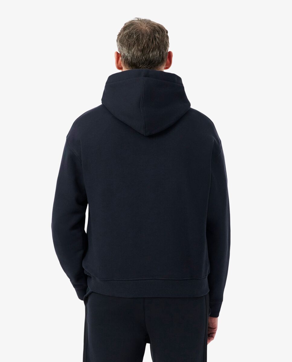 Sudadera de hombre con capucha de tenis con estampado en - Lacoste - Negro Negro-2