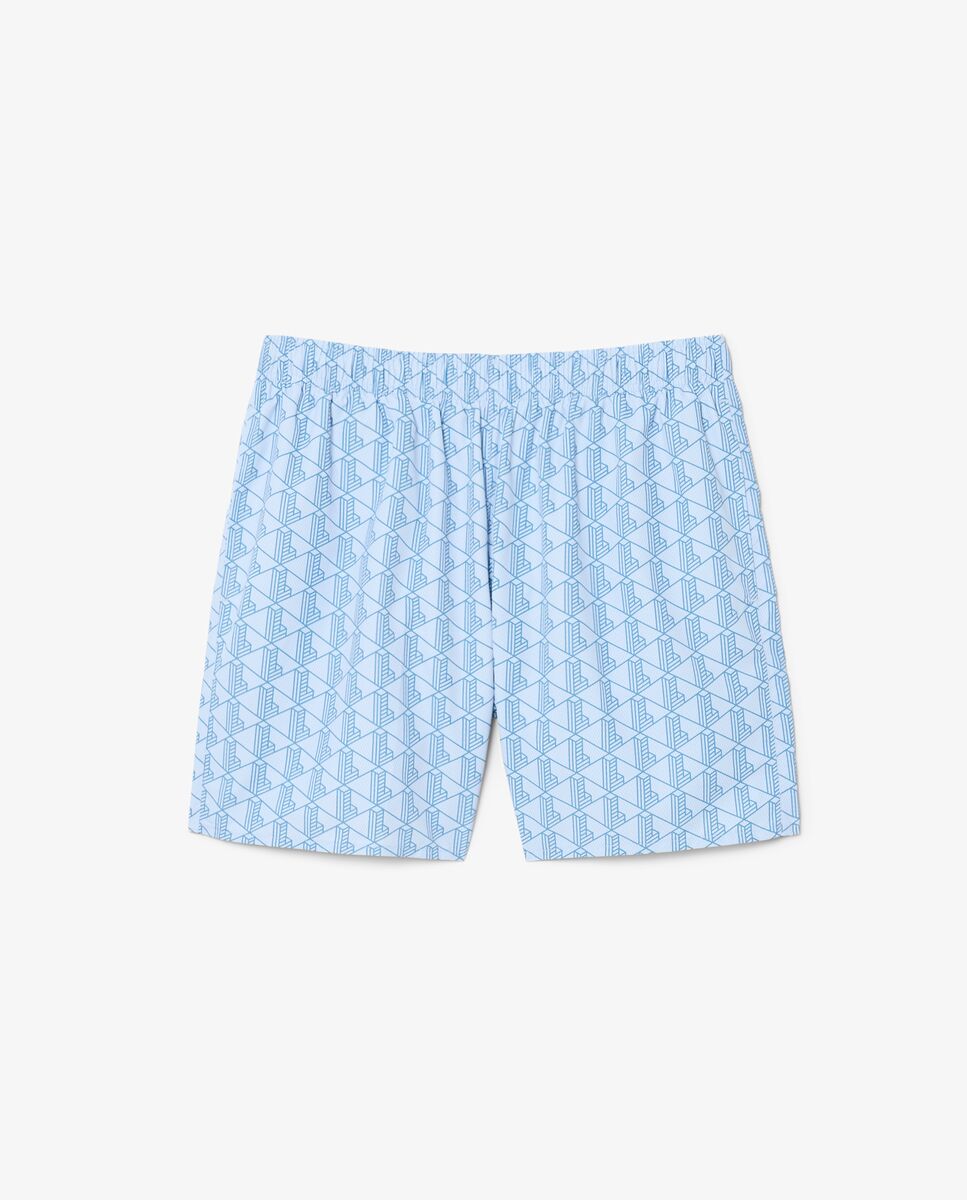 Bañadores Boxer de hombre con estampado - Lacoste - Azul claro Azul claro-5