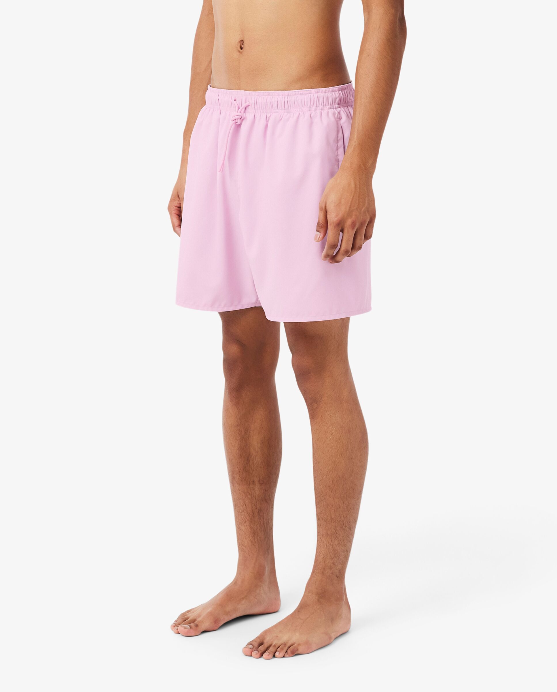 Short de baño Monochrome de largo medio - Lacoste - Rosa Rosa-3