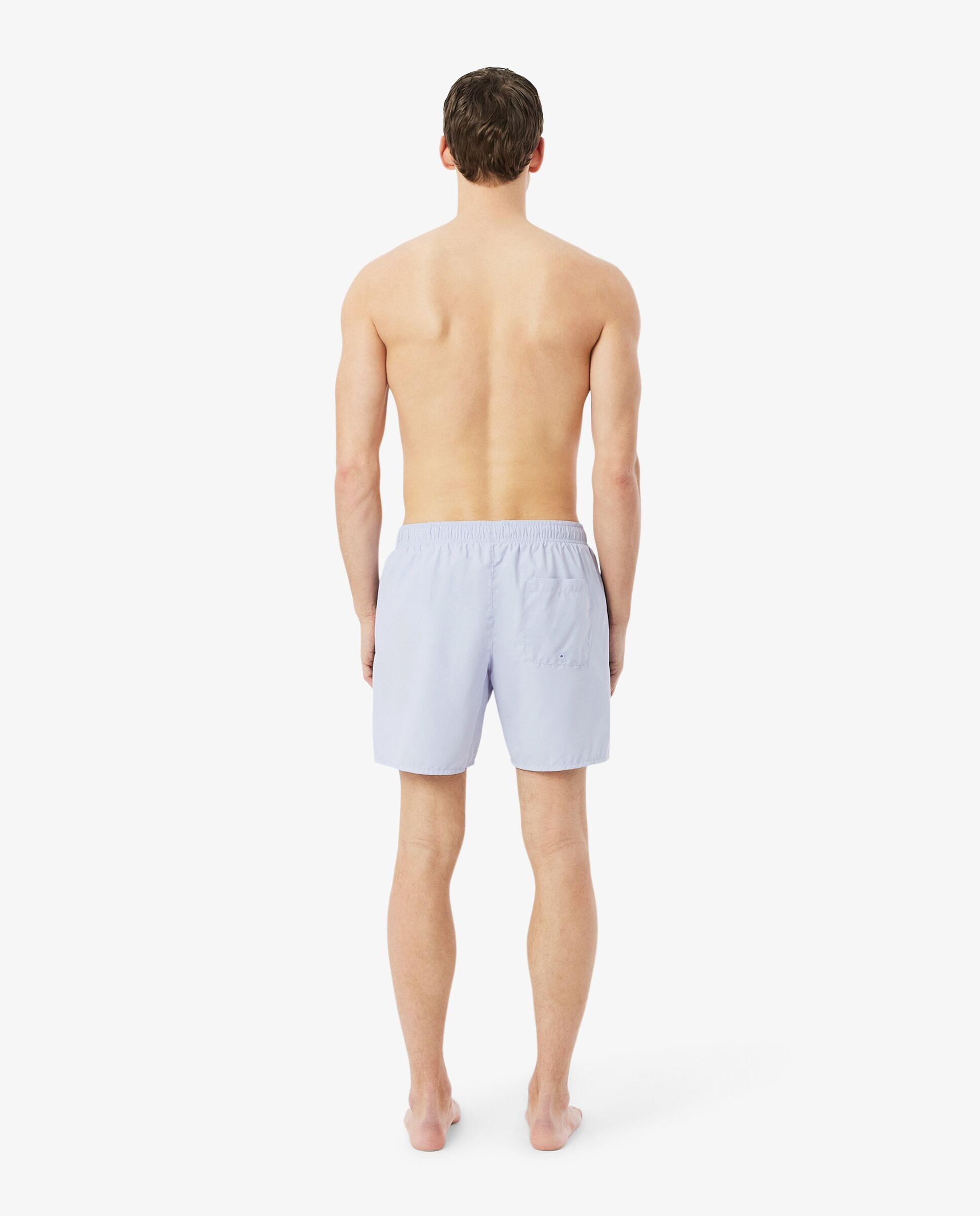 Short de baño Monochrome de largo medio - Lacoste - Azul claro Azul claro-2