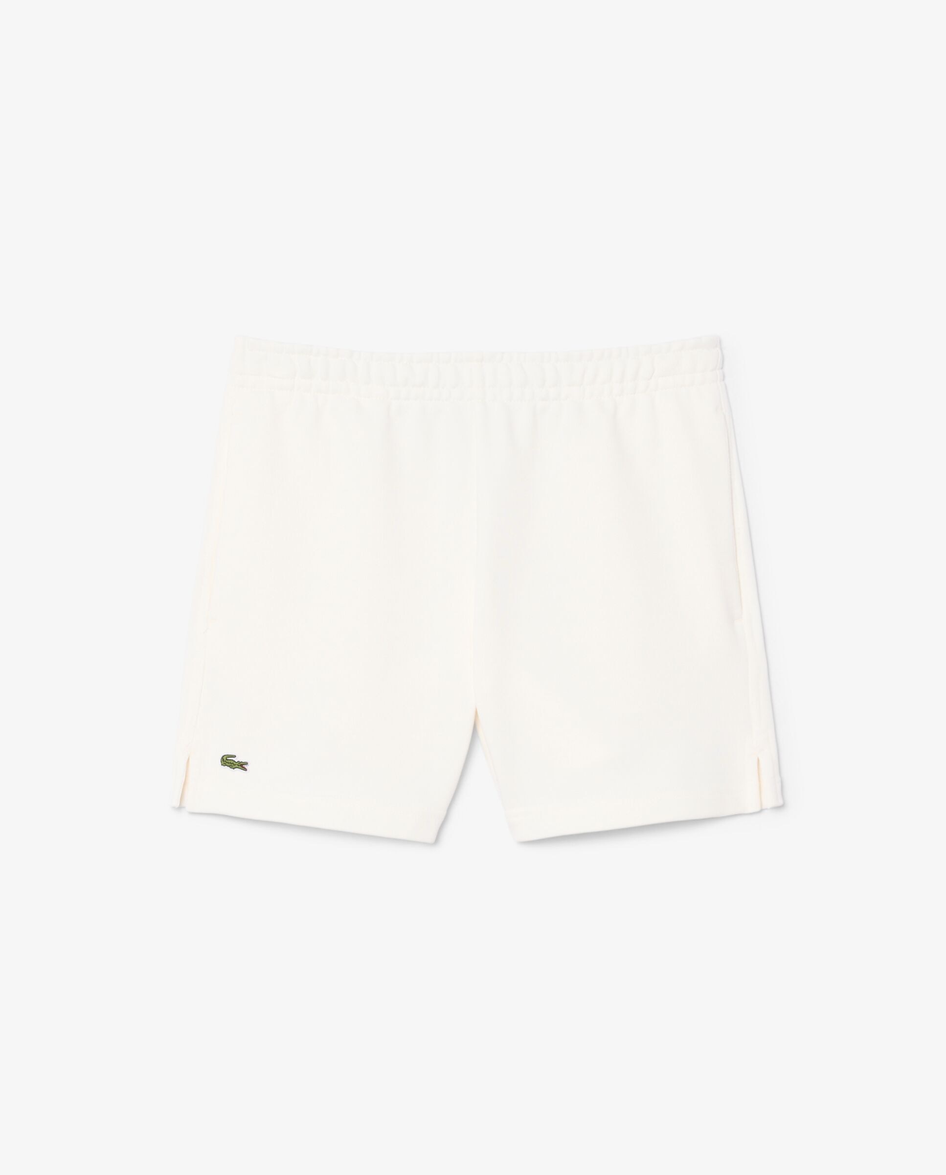 Pantalón de mujer corto de felpa - Lacoste - Blanco Blanco-6