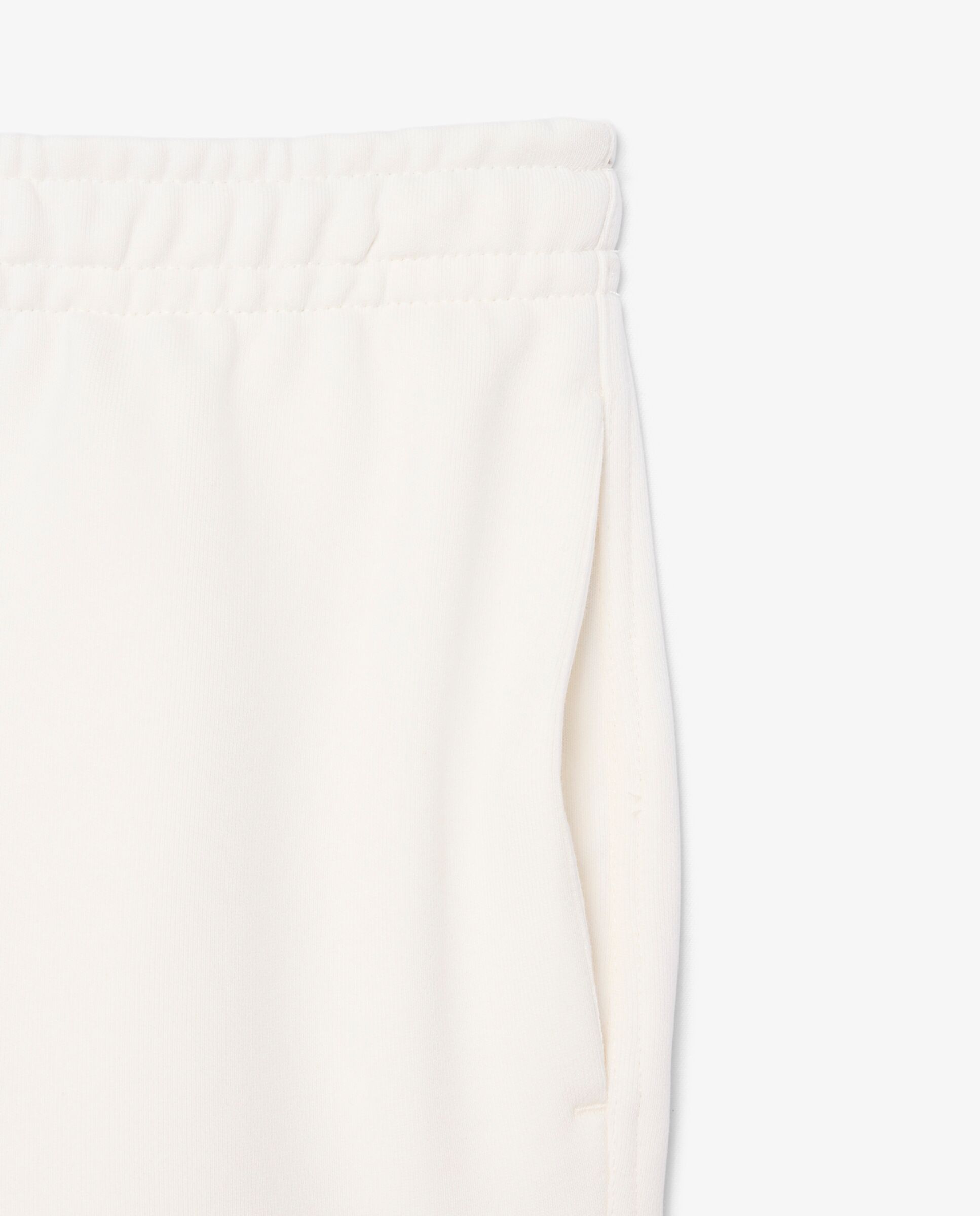 Pantalón de mujer corto de felpa - Lacoste - Blanco Blanco-5