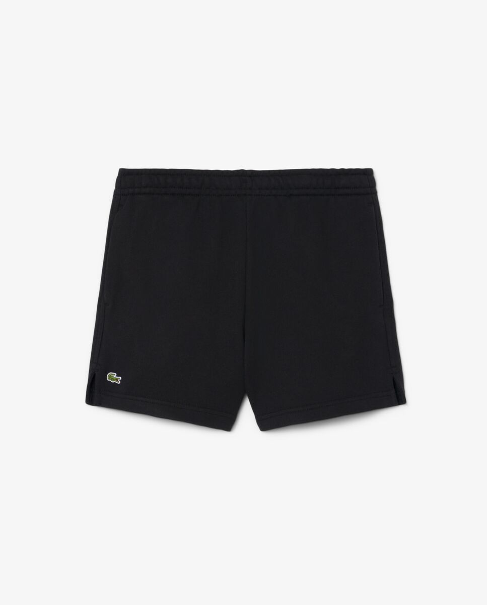 Pantalón de mujer corto de felpa - Lacoste - Negro Negro-6