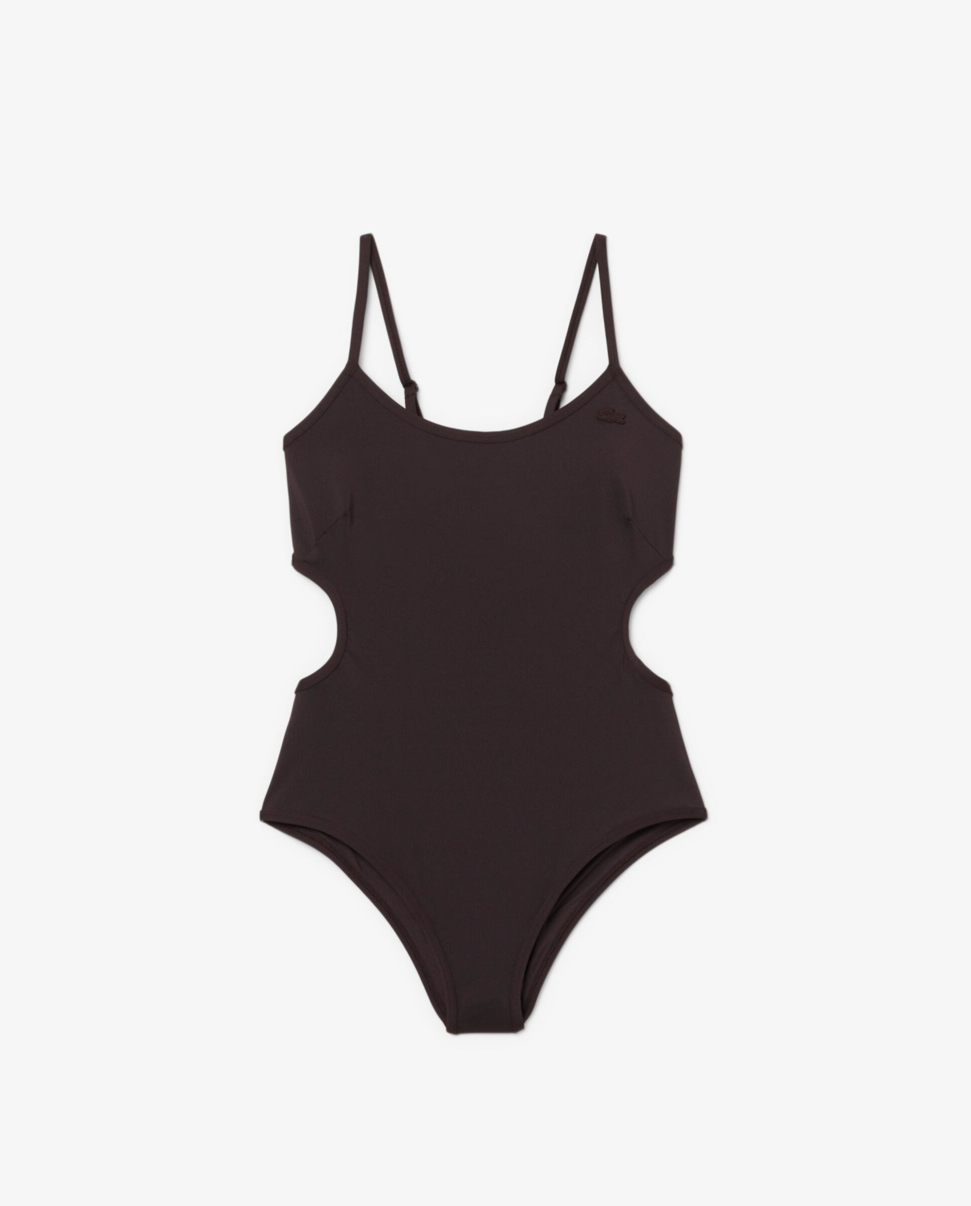 Bañador de mujer entero - Lacoste - Marrón Marrón-1
