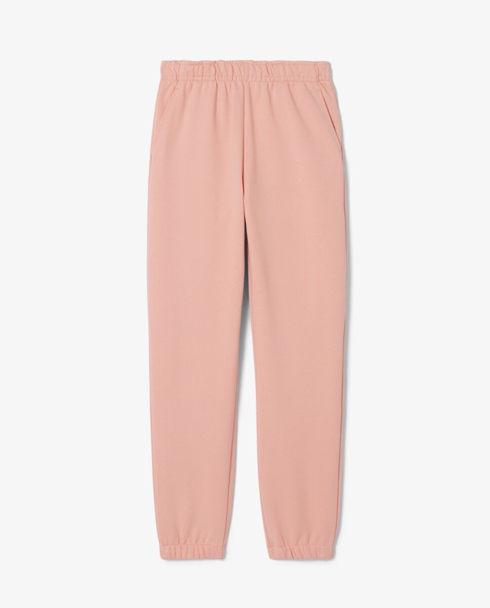 Pantalón de mujer de chándal de felpa - Lacoste - Rosa Rosa-6