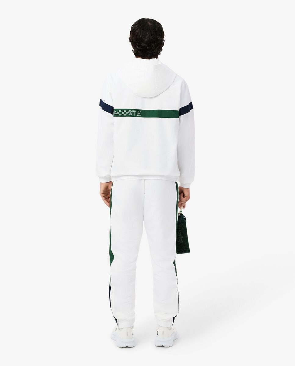 Chándal de hombre deportivo en bloques de color en - Lacoste - Blanco Blanco-2