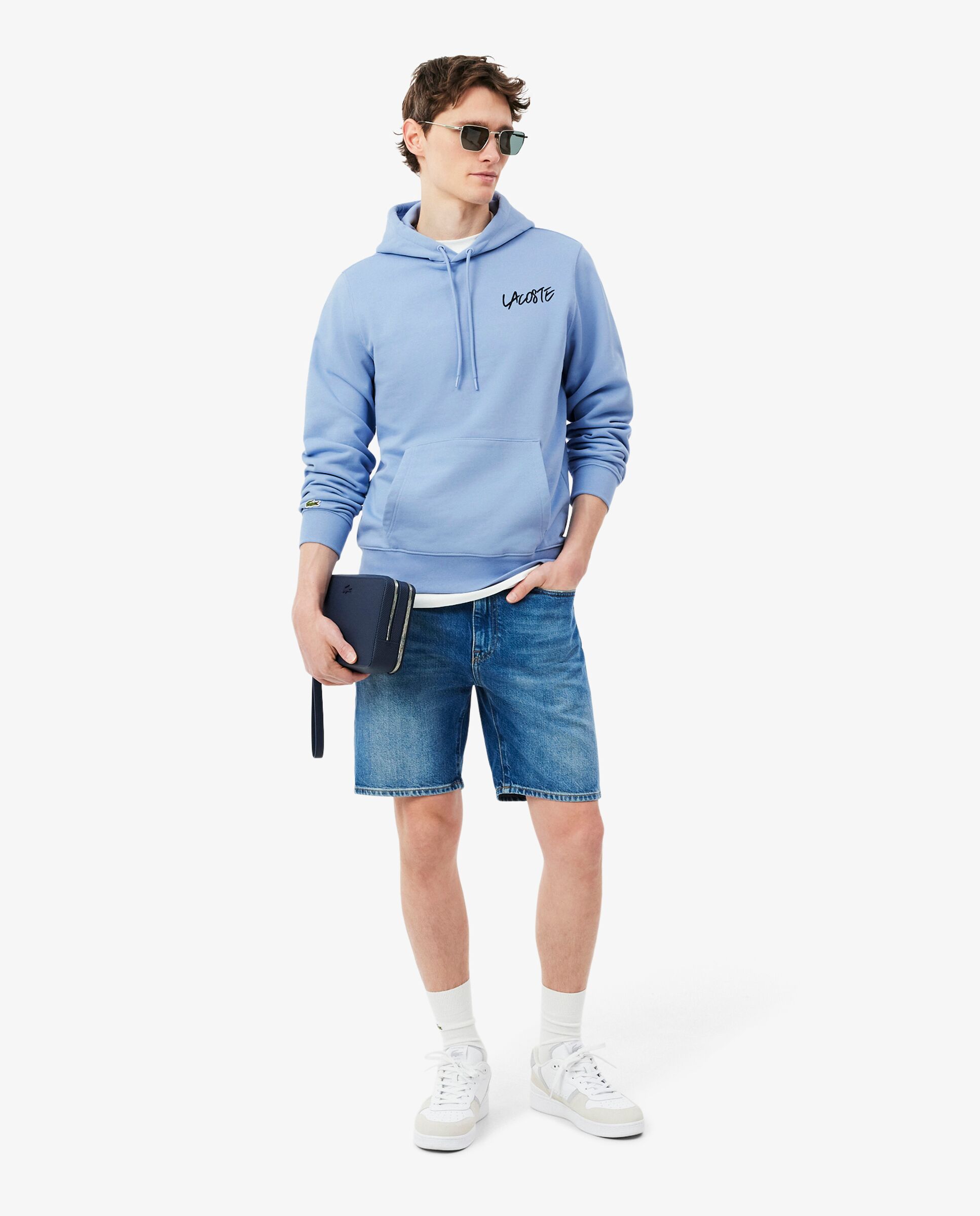 Imagen 4 de Sudaderas con capucha de hombre - Lacoste - Azul claro Azul claro