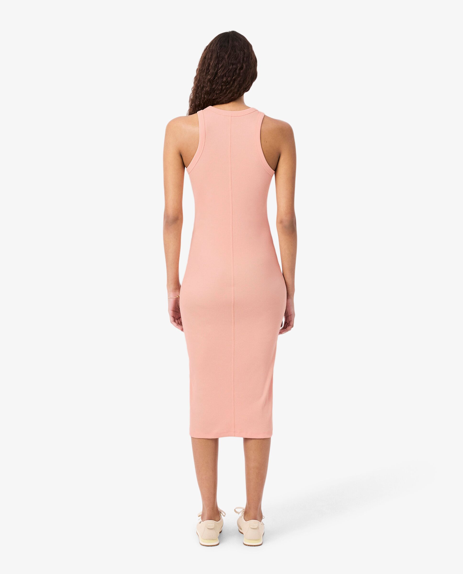 Imagen 2 de Vestido Lacoste en algodón ecológico sin mangas - Rosa Rosa