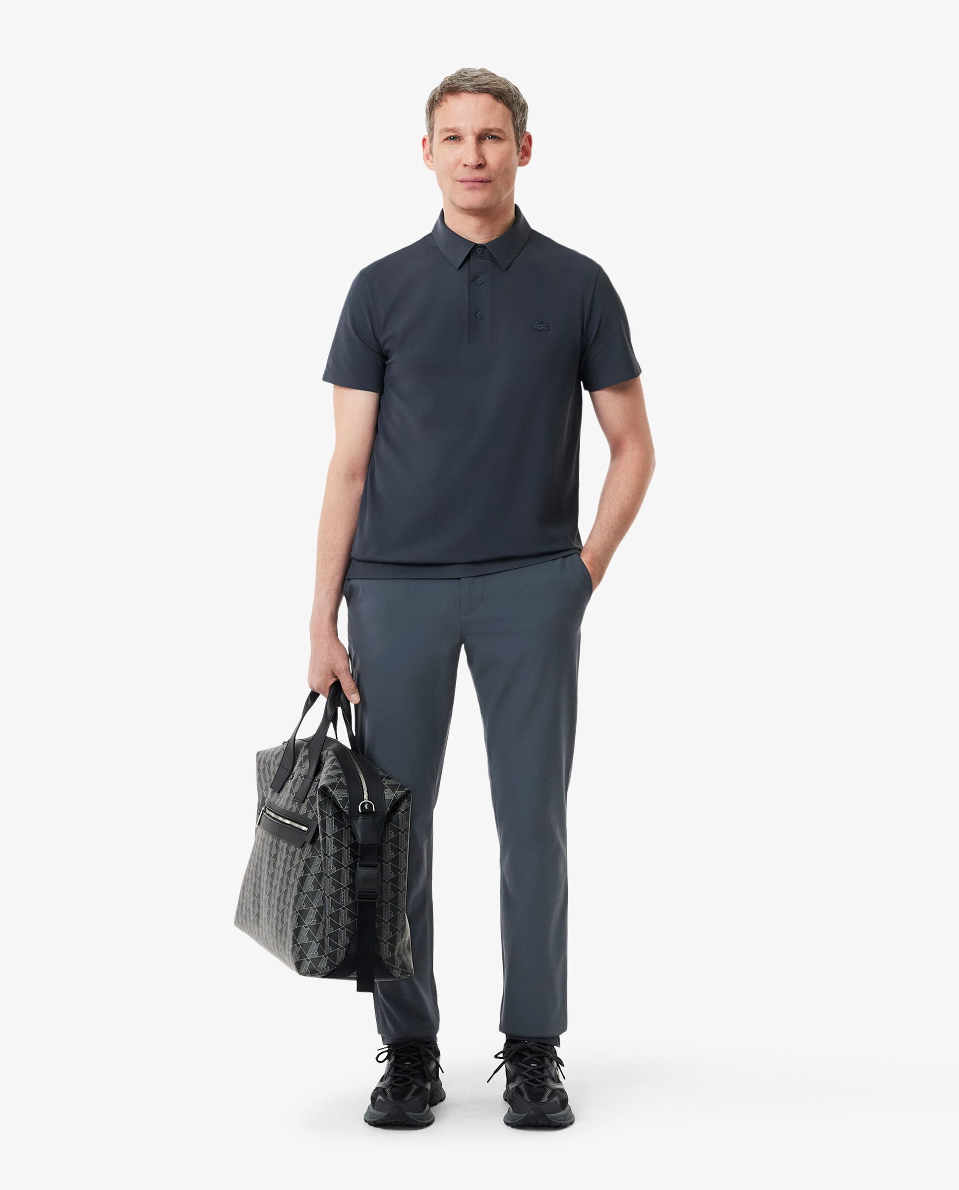 Pantalones joggers de hombre - Lacoste - Gris oscuro Gris oscuro-1