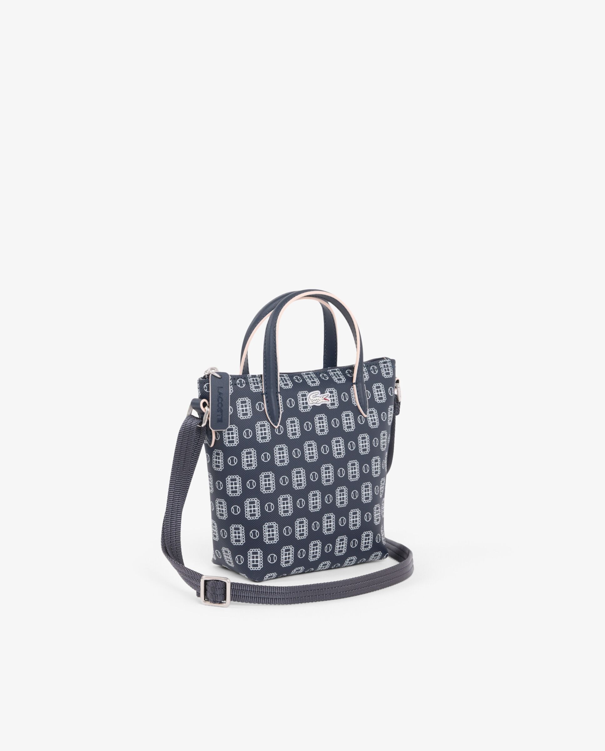 Bolso de mujer tote mini concept en marine sombre farine - Lacoste - Rosa Rosa-3