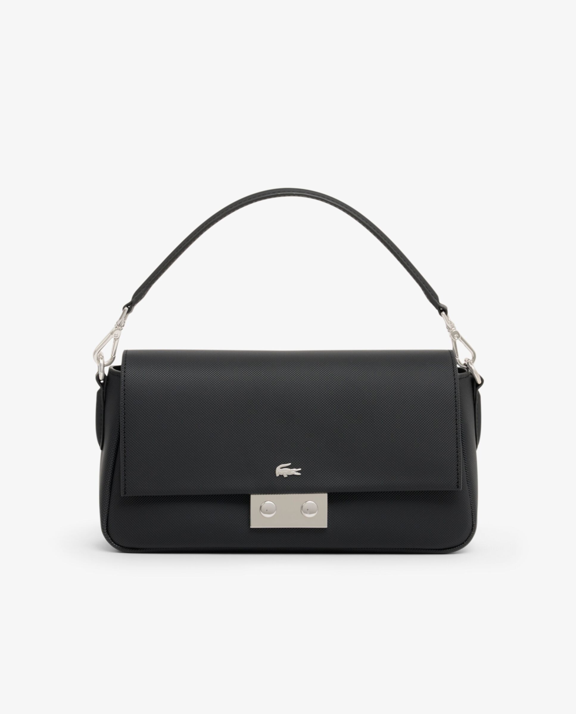 Bolso de mujer de mensajero con solapa daily city en - Lacoste - Negro Negro-1
