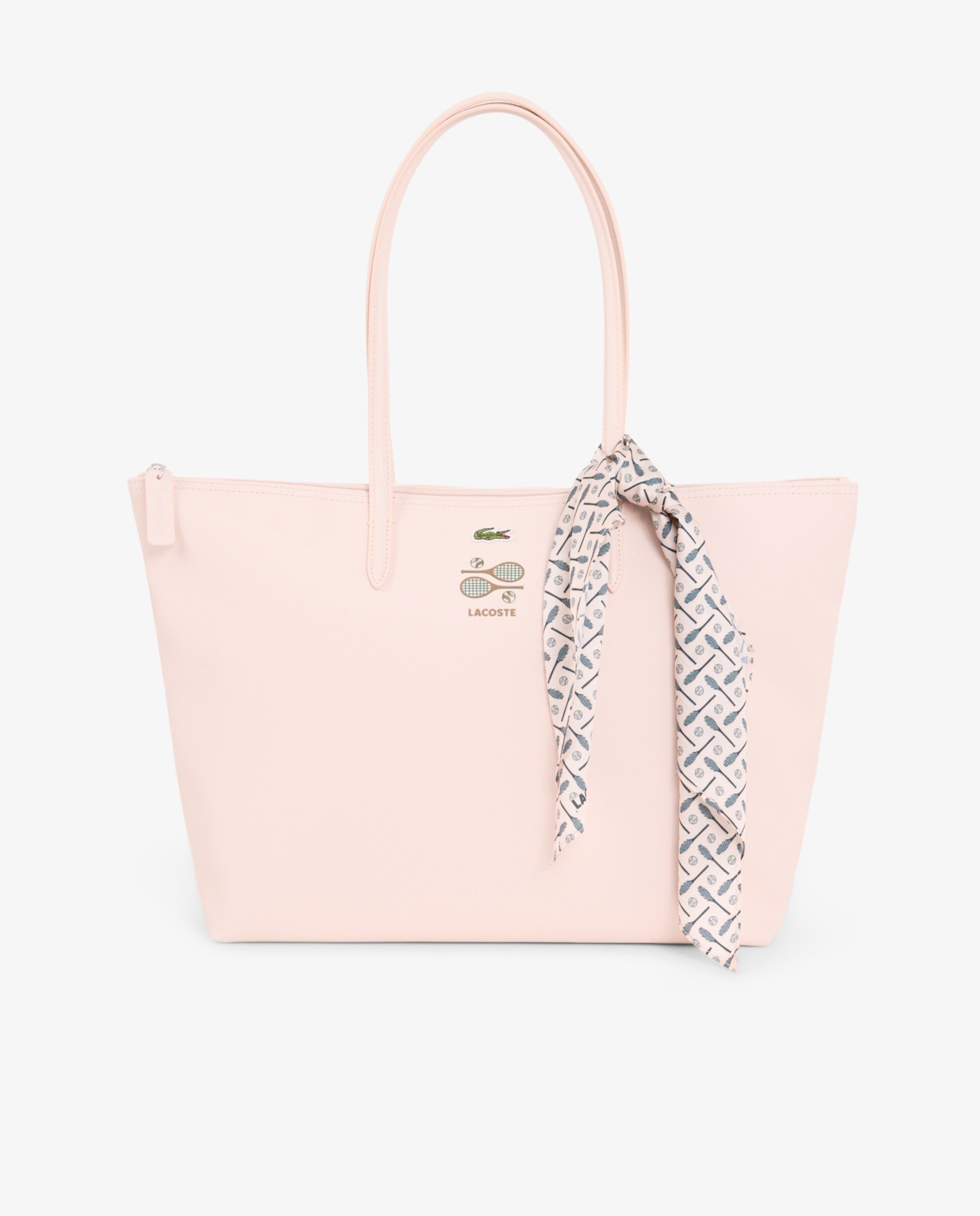 Bolso de mujer tote de petit piqué concept grande en mansia - Lacoste - Rosa claro Rosa claro-1