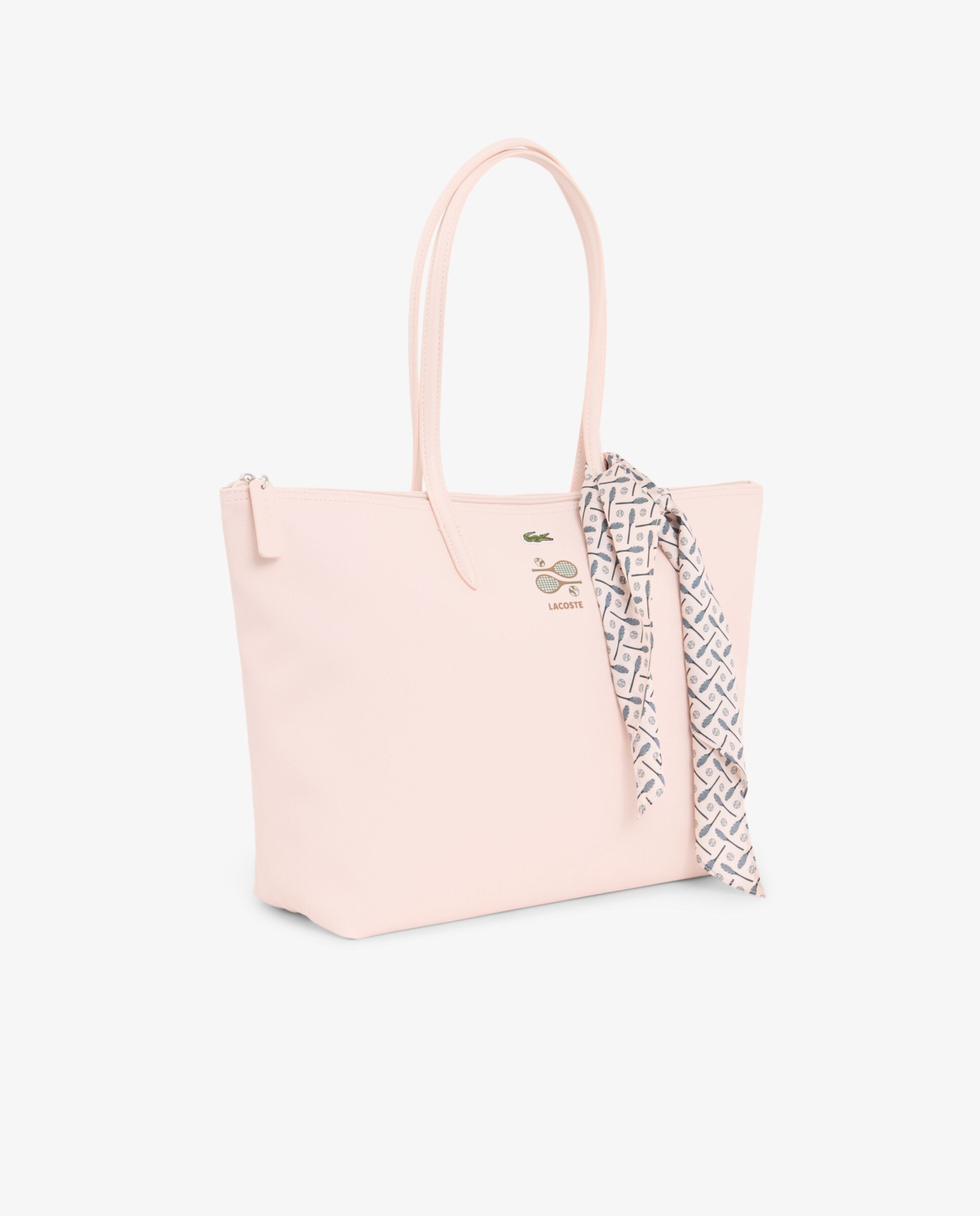 Bolso de mujer tote de petit piqué concept grande en mansia - Lacoste - Rosa claro Rosa claro-2