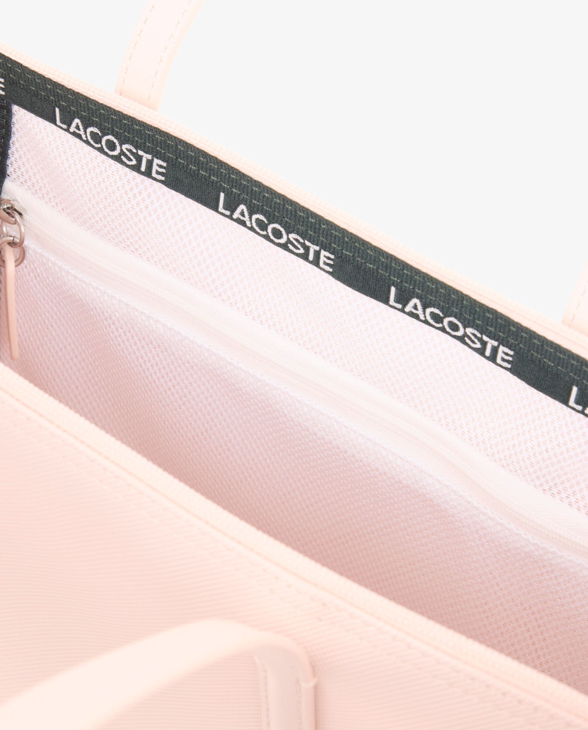 Bolso de mujer tote de petit piqué concept grande en mansia - Lacoste - Rosa claro Rosa claro-4