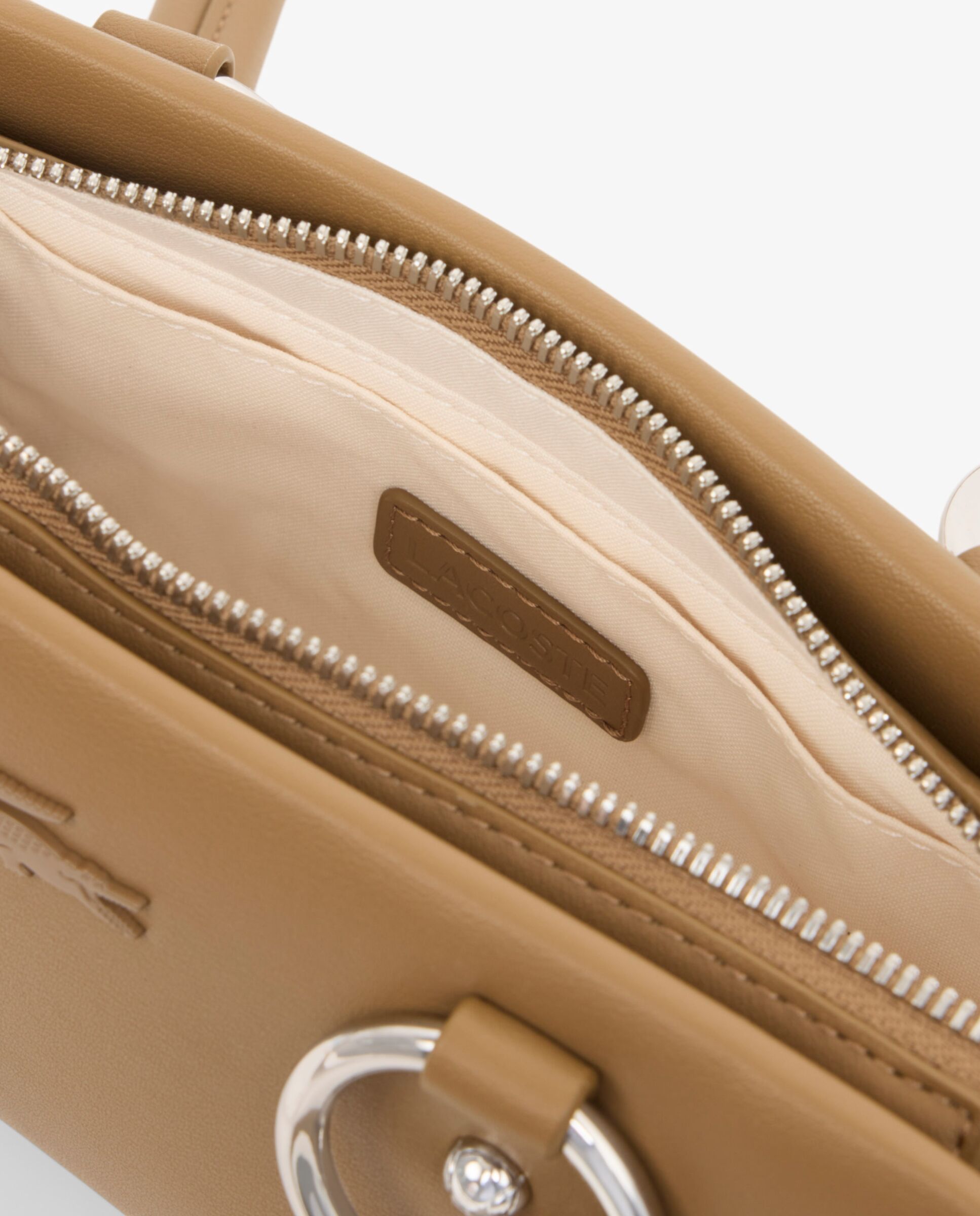 Bolso de mujer para llevar al hombro celys en negro - Lacoste - Beige Beige-4