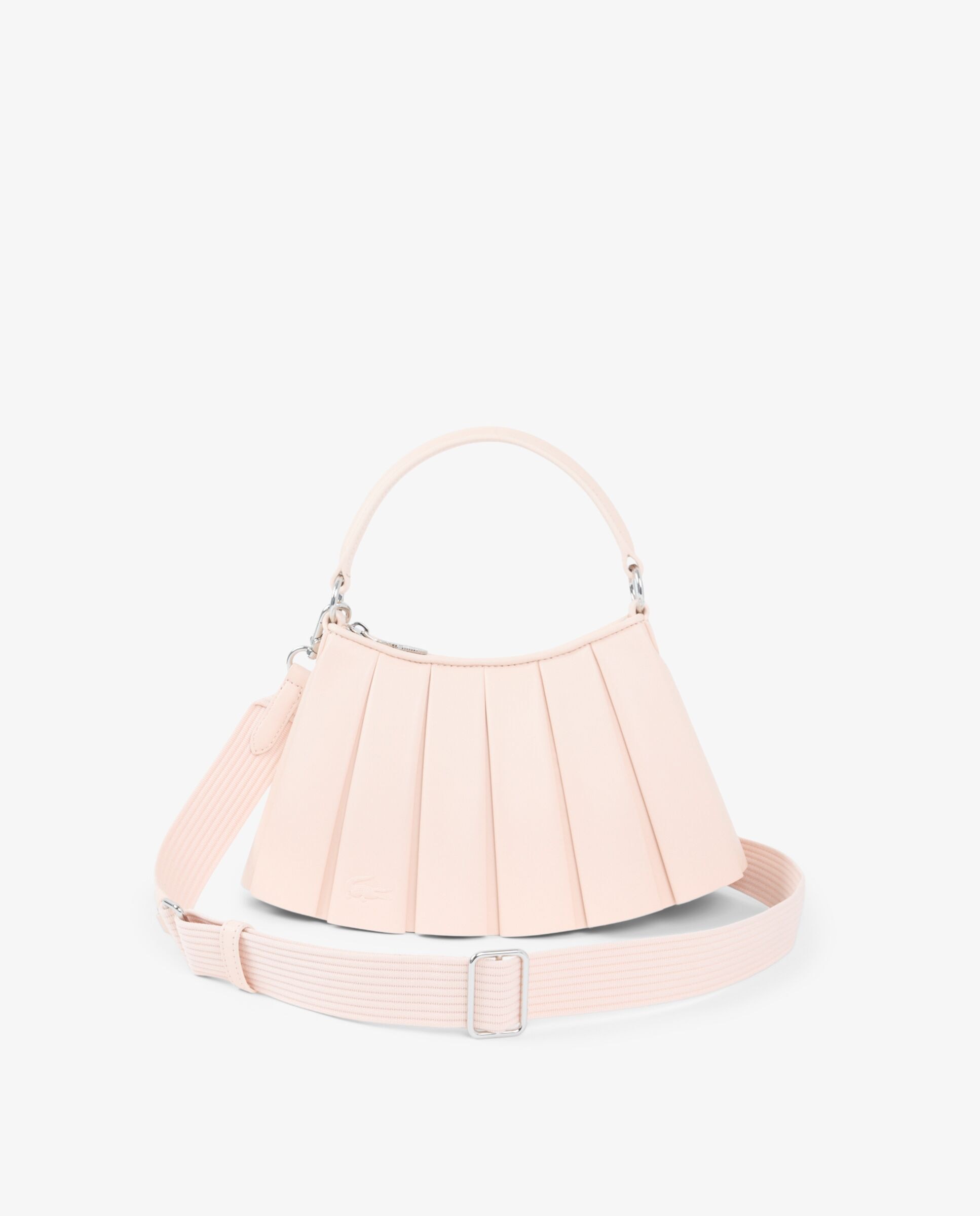 Bolso de piel pequeño Lenglen Runway - Lacoste - Rosa claro Rosa claro-1