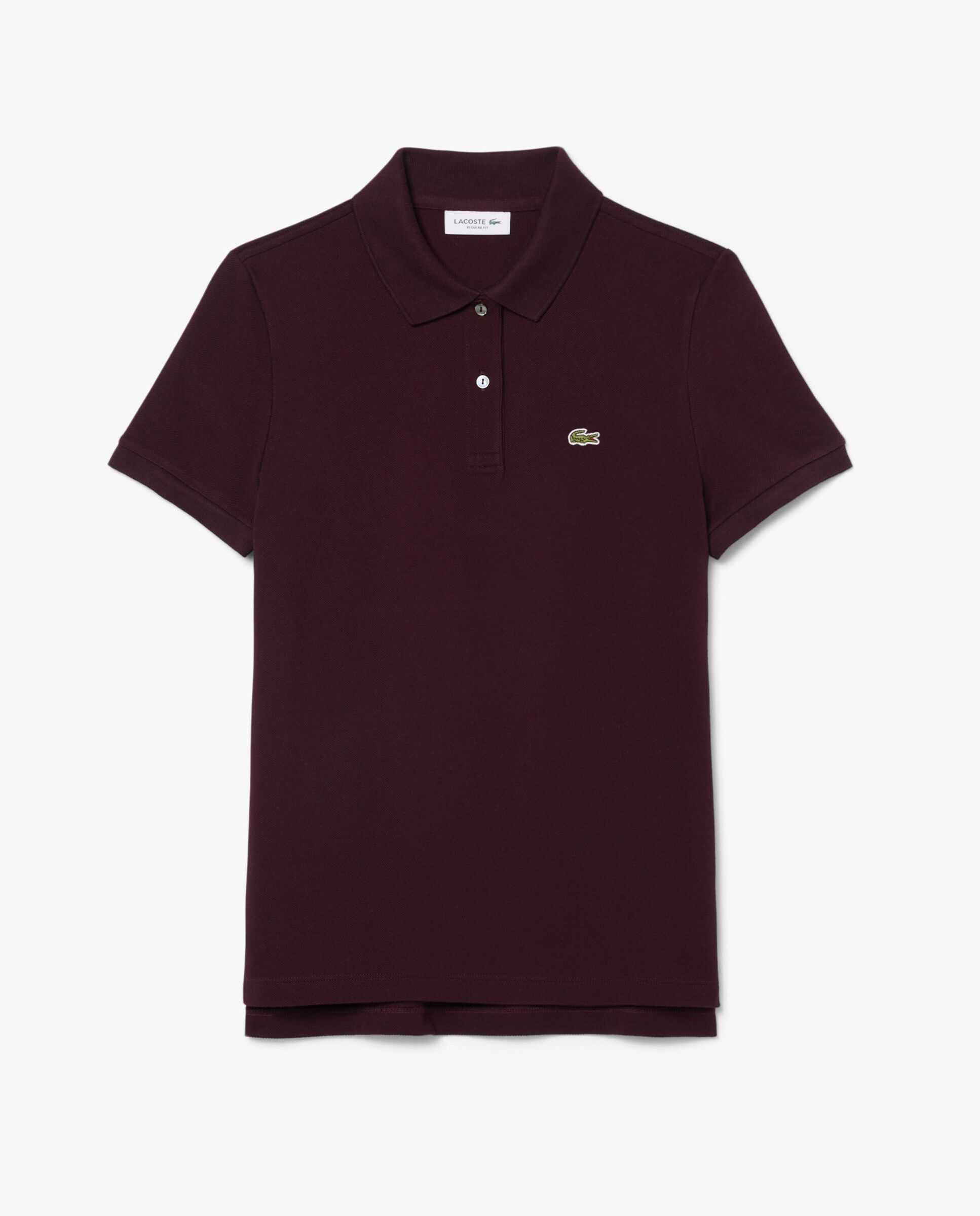 Polo de mujer de corte regular de petit piqué suave de manga corta - Lacoste - Marrón Marrón-6