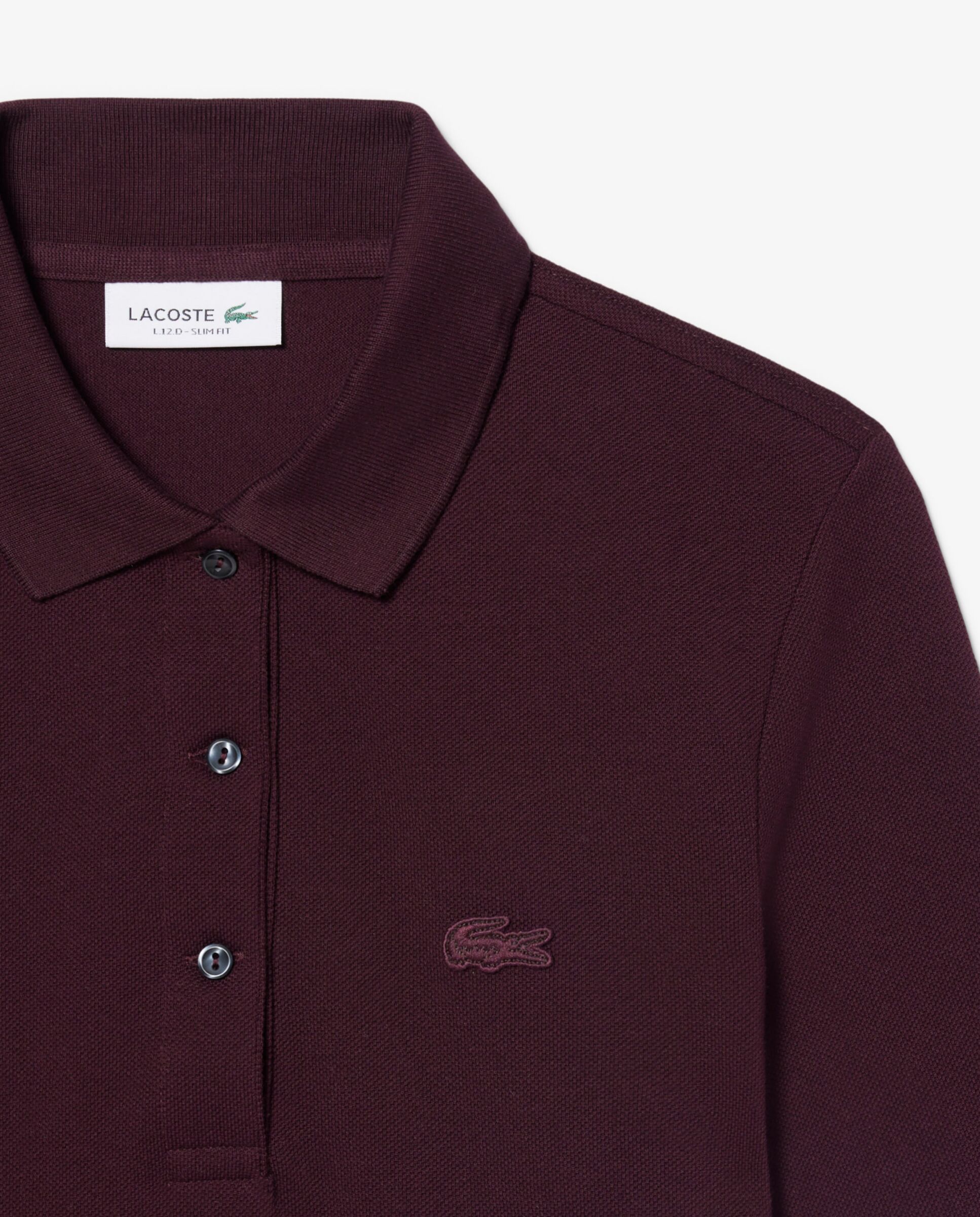 Polo de mujer de manga francesa de corte ajustado - Lacoste - Marrón Marrón-5