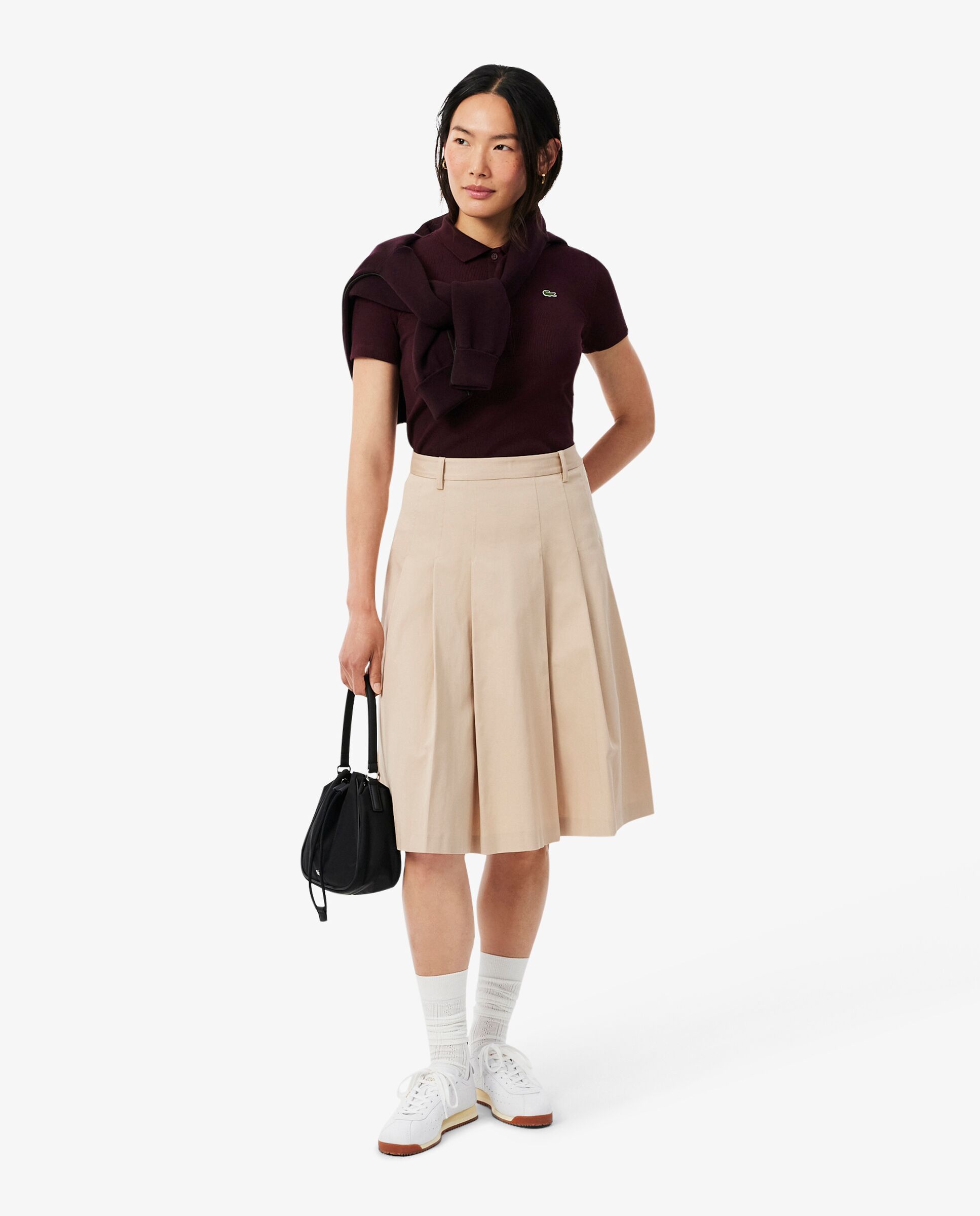 Polo de mujer de manga corta - Lacoste - Marrón Marrón-4