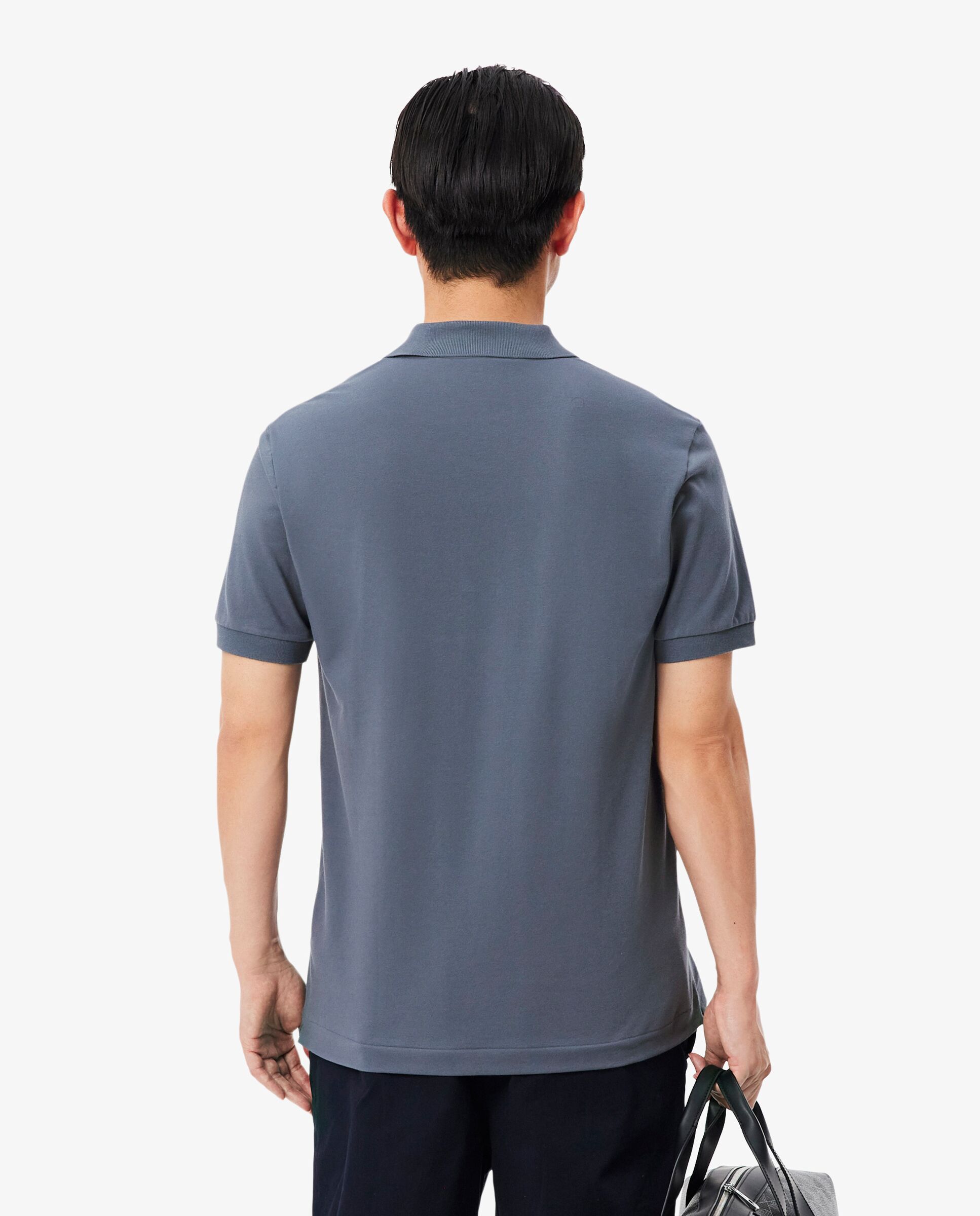 Polo de hombre de corte clásico de manga corta - Lacoste - Gris Gris-2