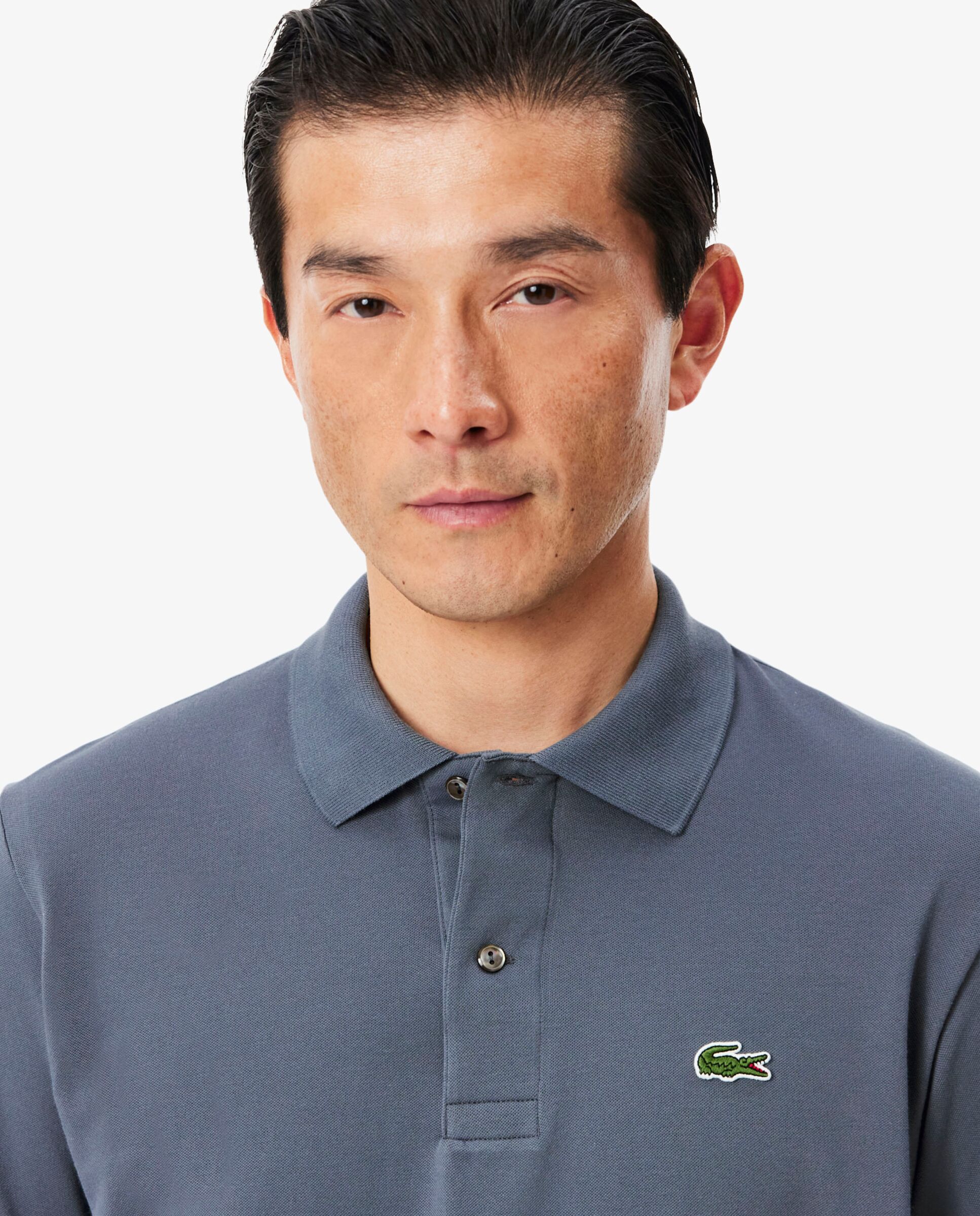Polo de hombre de corte clásico de manga corta - Lacoste - Gris Gris-3