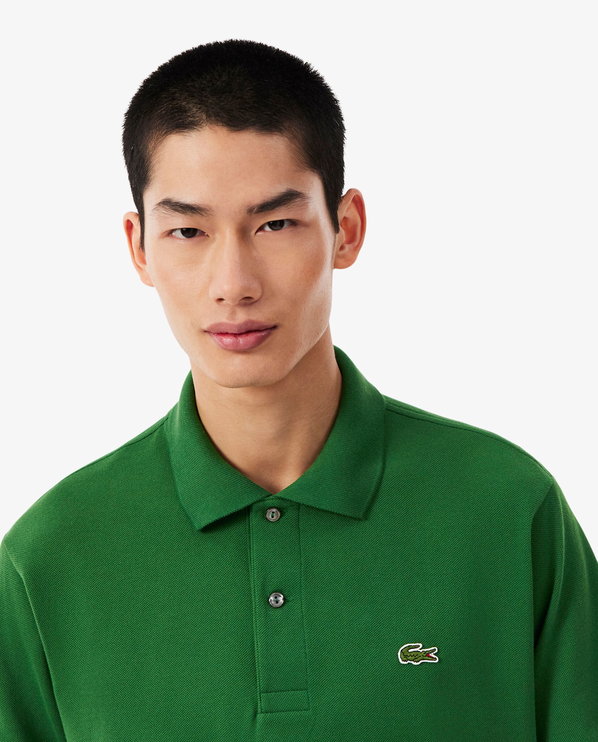 Polo de hombre original de corte clásico de manga corta - Lacoste - Esmeralda Esmeralda-3