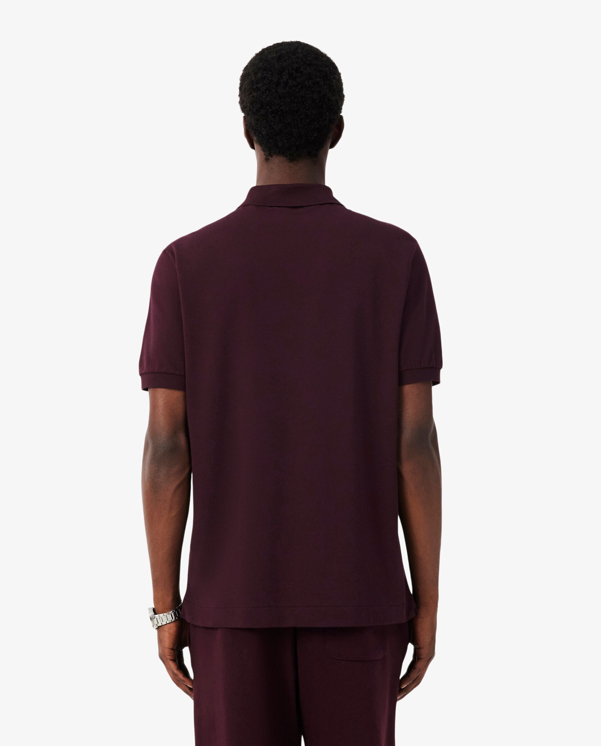 Polo de hombre de corte clásico de manga corta - Lacoste - Marrón oscuro Marrón oscuro-2