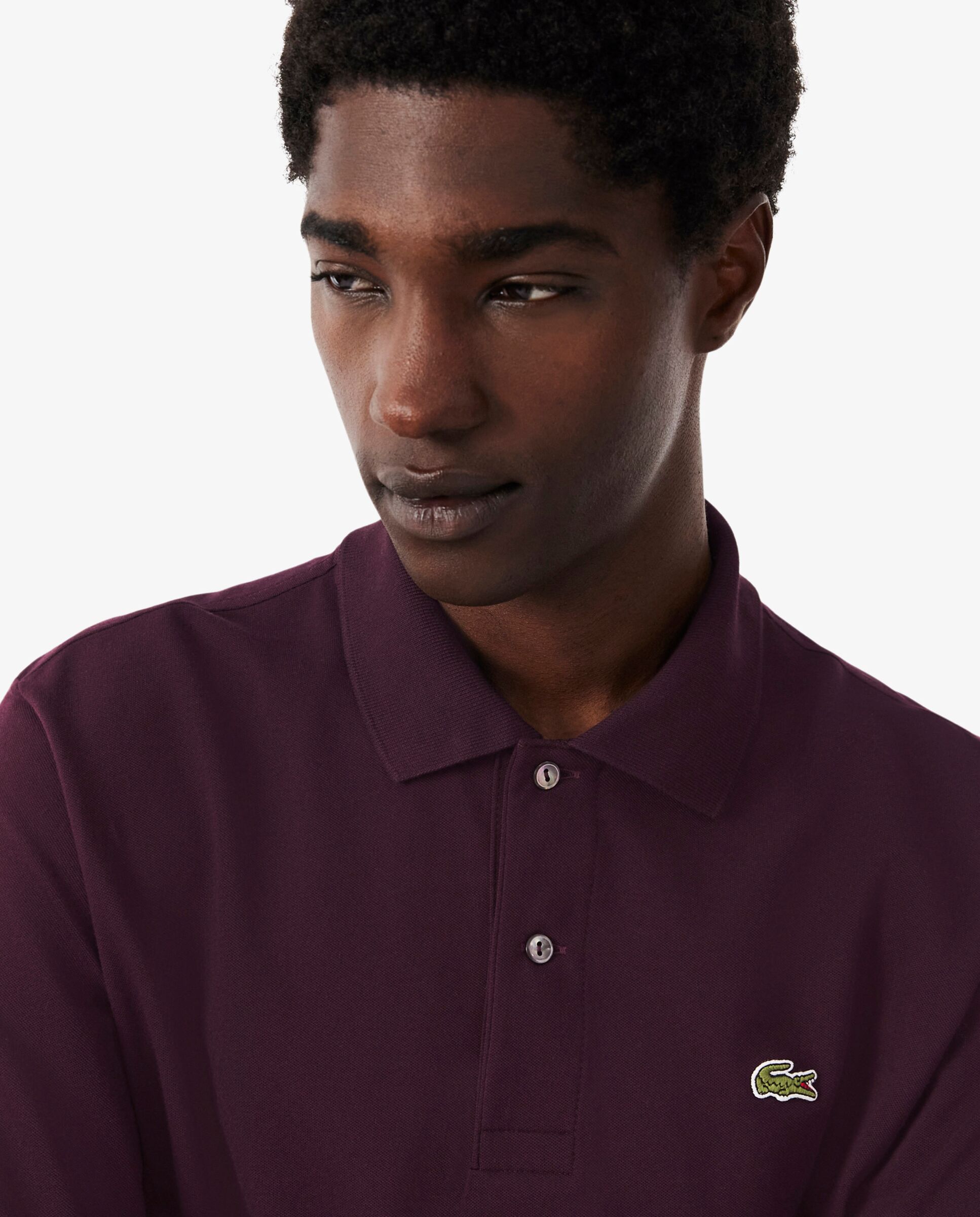 Polo de hombre de corte clásico de manga corta - Lacoste - Marrón oscuro Marrón oscuro-3