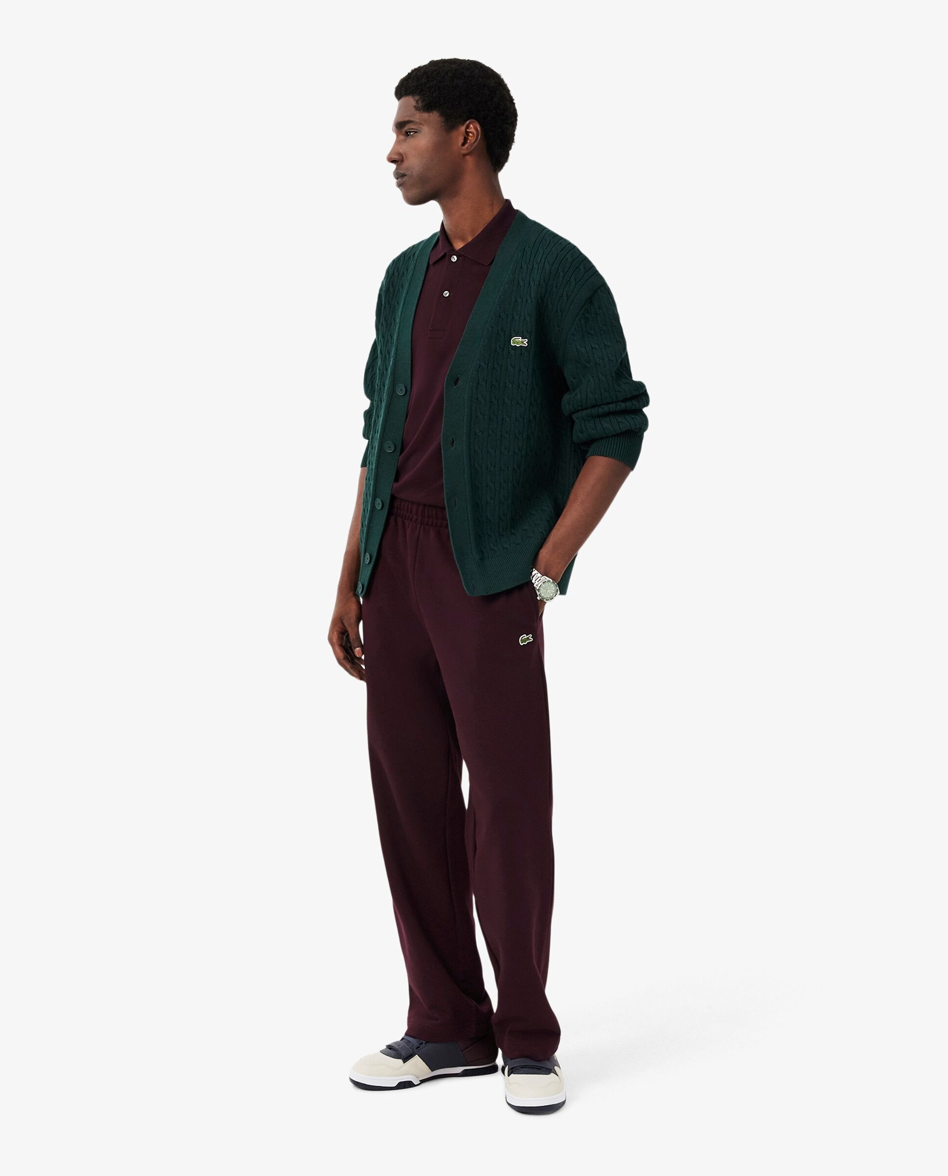 Polo de hombre de corte clásico de manga corta - Lacoste - Marrón oscuro Marrón oscuro-4