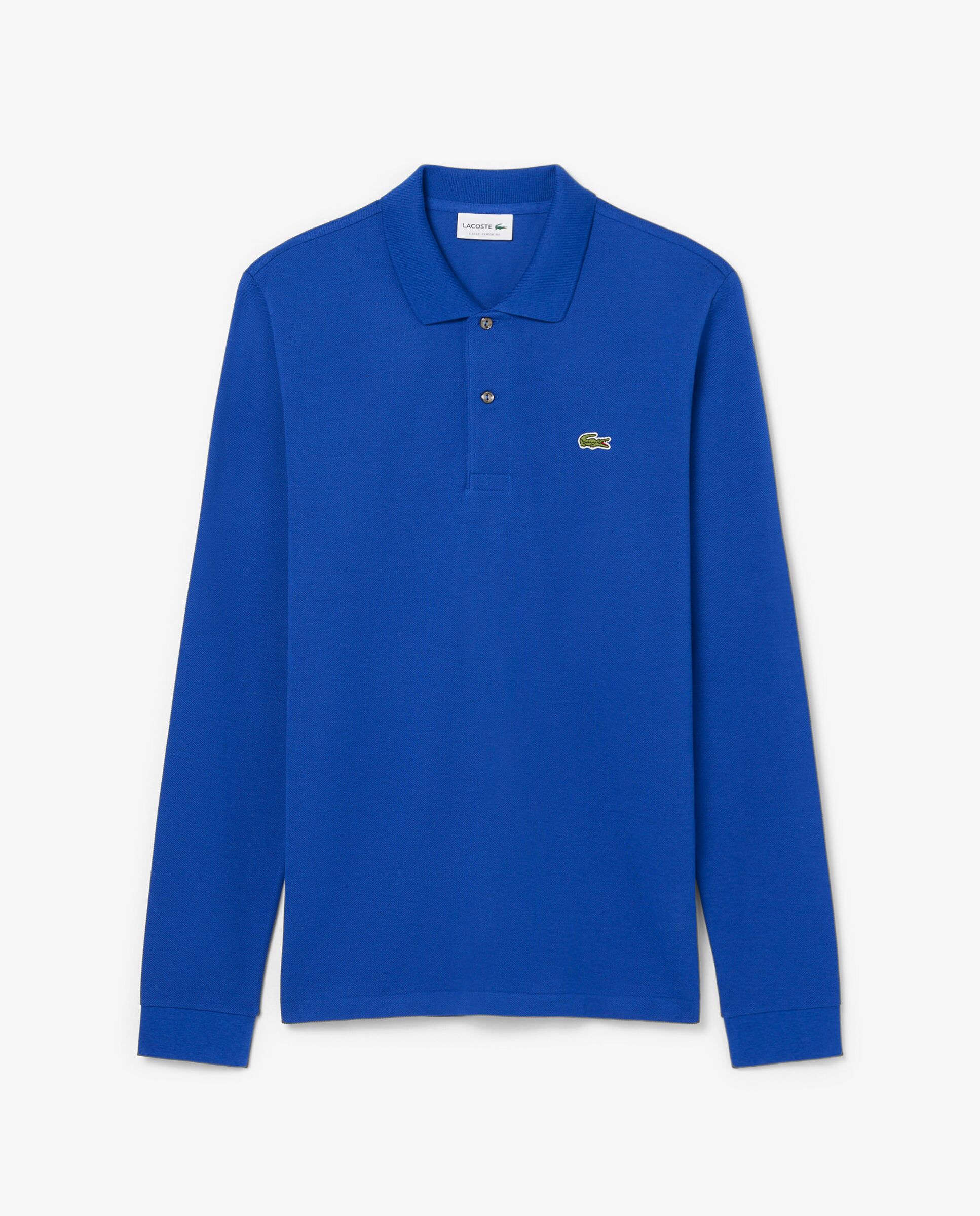 Polo de hombre de corte clásico de manga larga - Lacoste - Azul Océano Azul Océano-5