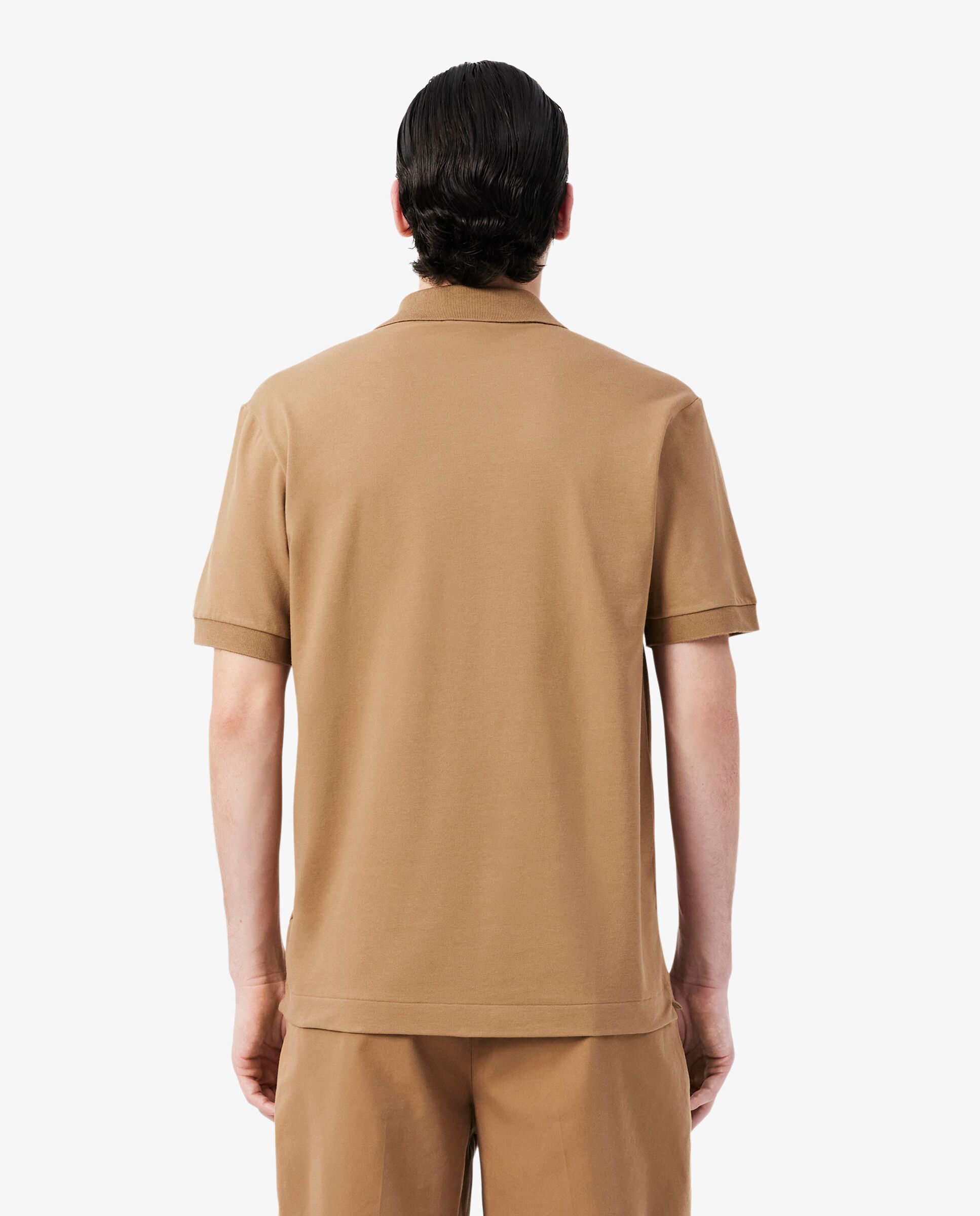 Polo de hombre de corte clásico de manga corta - Lacoste - Marrón Marrón-2