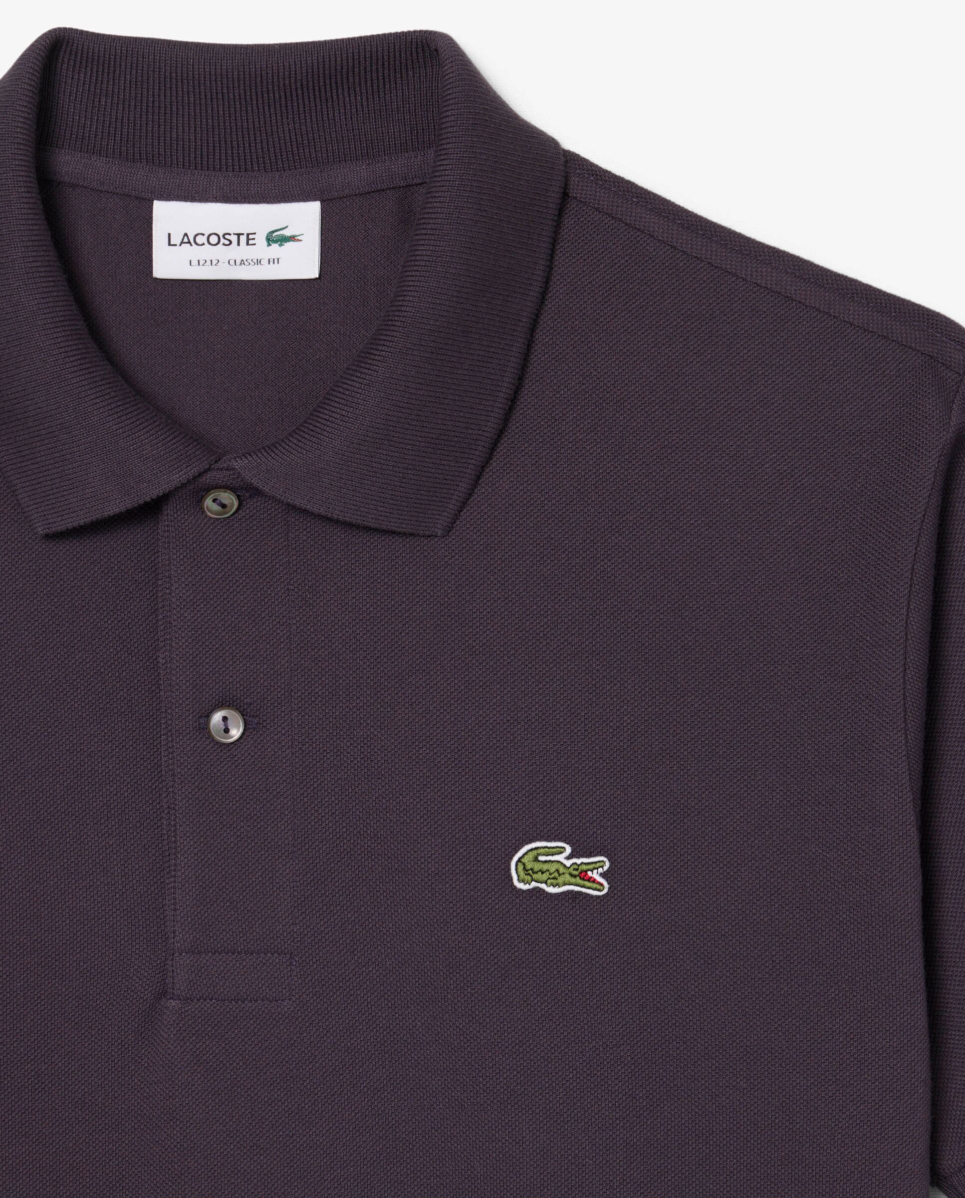 Polo de hombre original de corte clásico de manga corta - Lacoste - Vino Vino-5