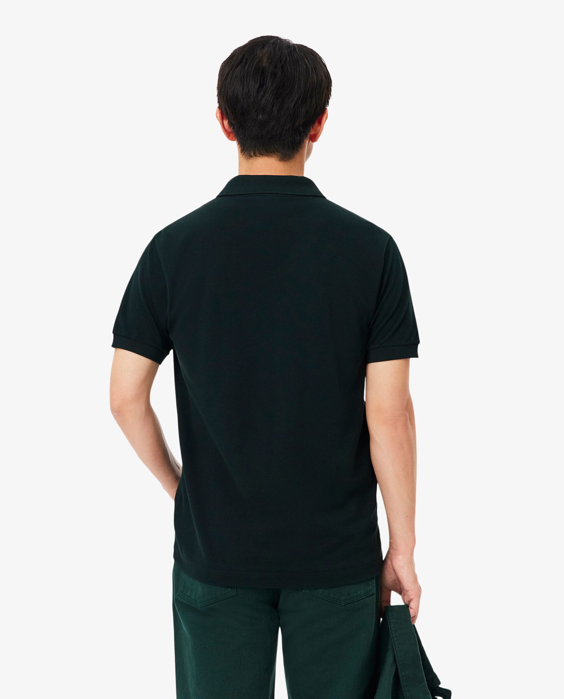 Polo de hombre original de corte clásico de manga corta - Lacoste - Verde oscuro Verde oscuro-2