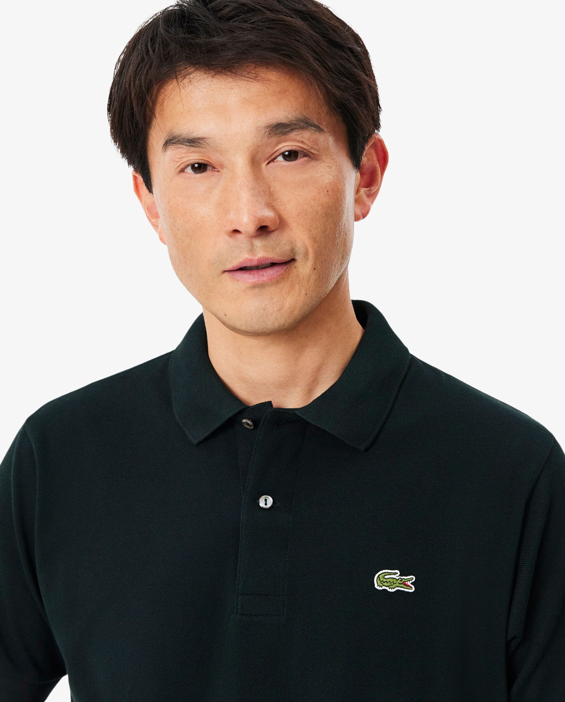 Polo de hombre original de corte clásico de manga corta - Lacoste - Verde oscuro Verde oscuro-3