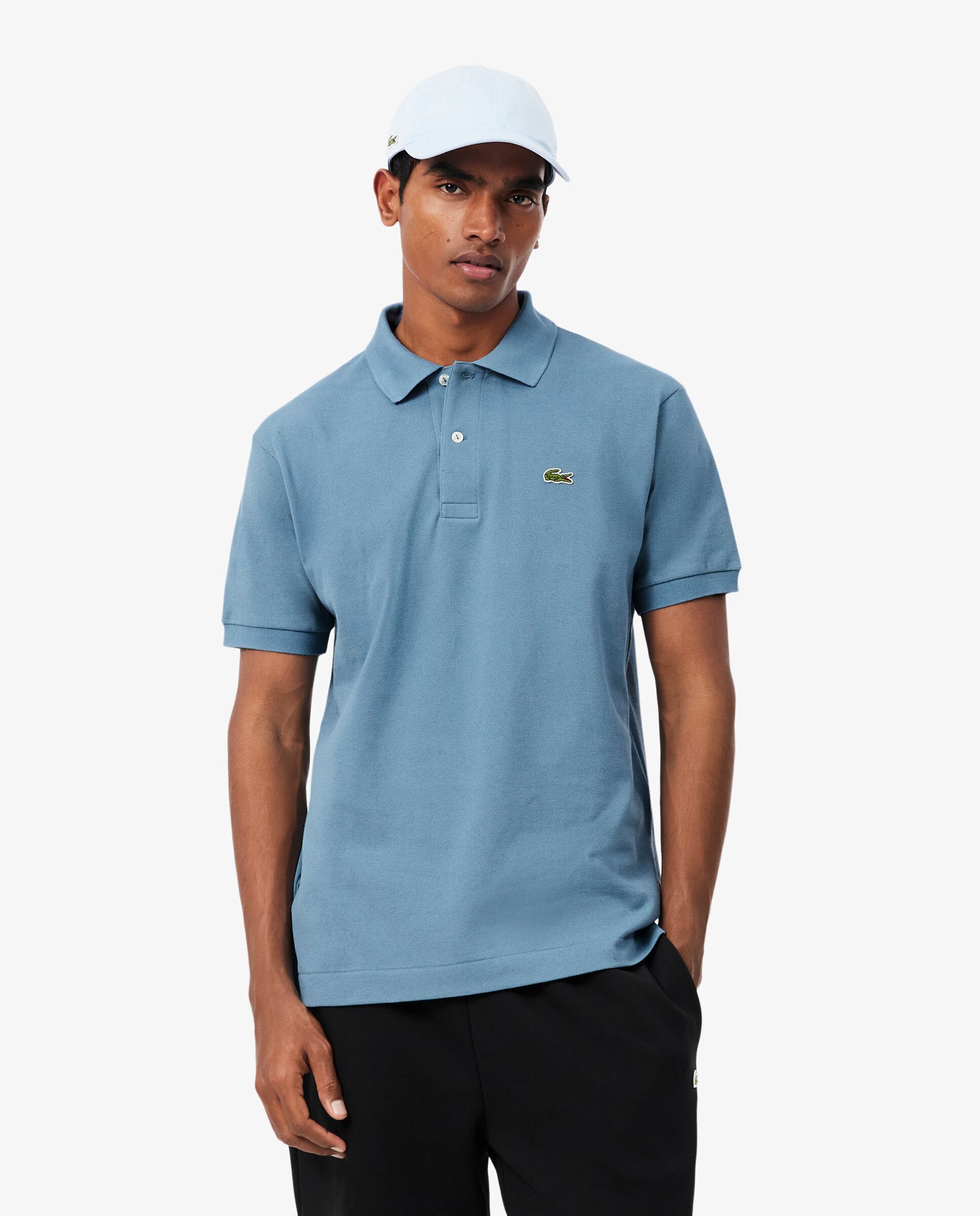 Imagen 0 de Polo de hombre original de corte clásico de manga corta Zafiro