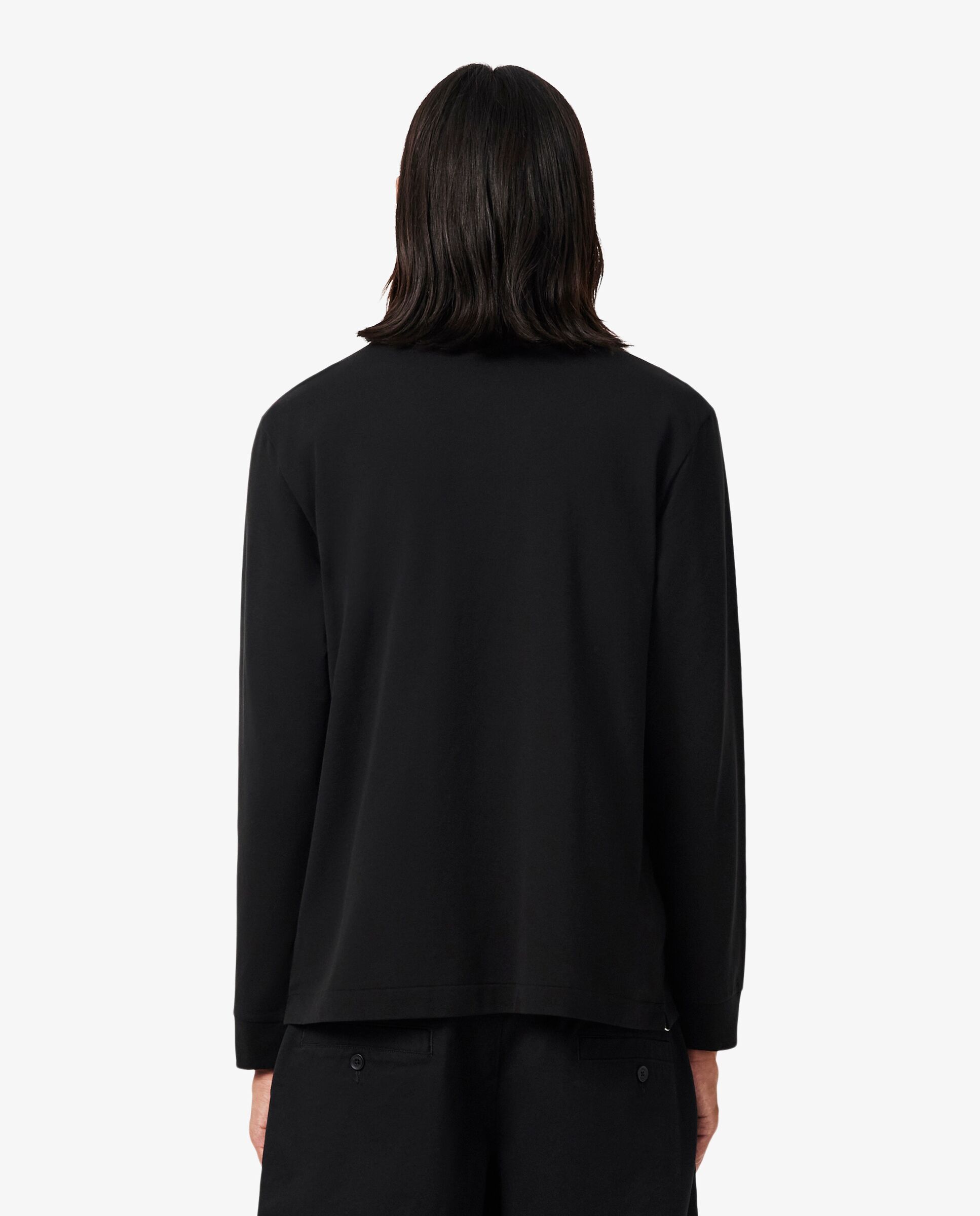 Polo de hombre de manga larga light de corte clásico en verde - Lacoste - Negro Negro-2