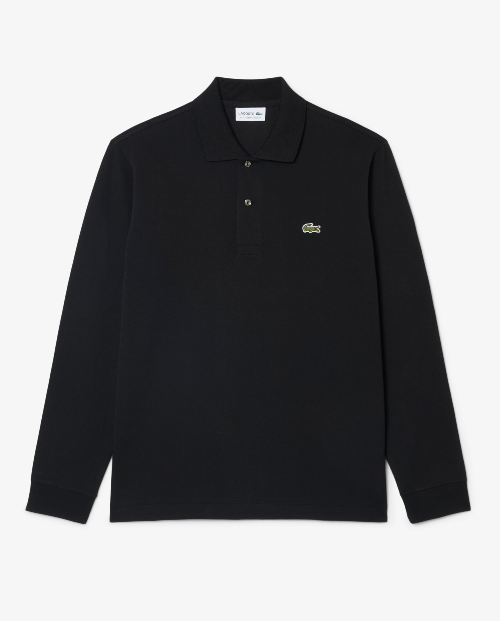 Polo de hombre de manga larga light de corte clásico en verde - Lacoste - Negro Negro-6