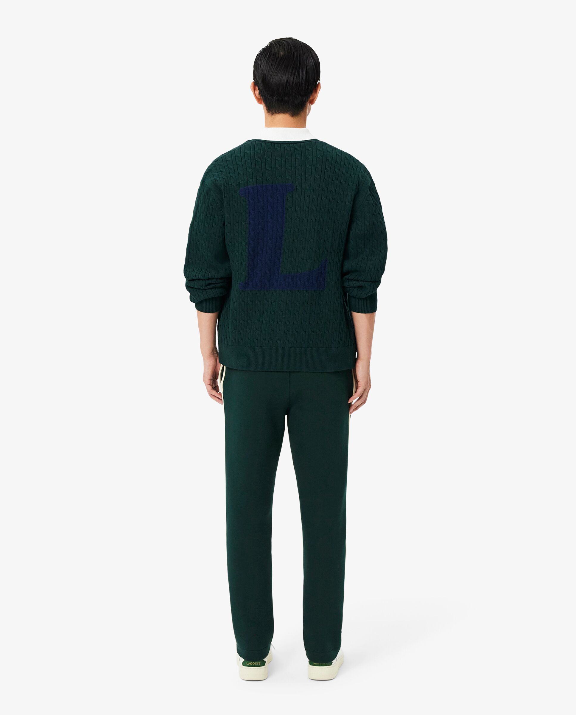 Pantalón de hombre de chándal de hombre de fabricación francesa en - Lacoste - Verde Verde-2