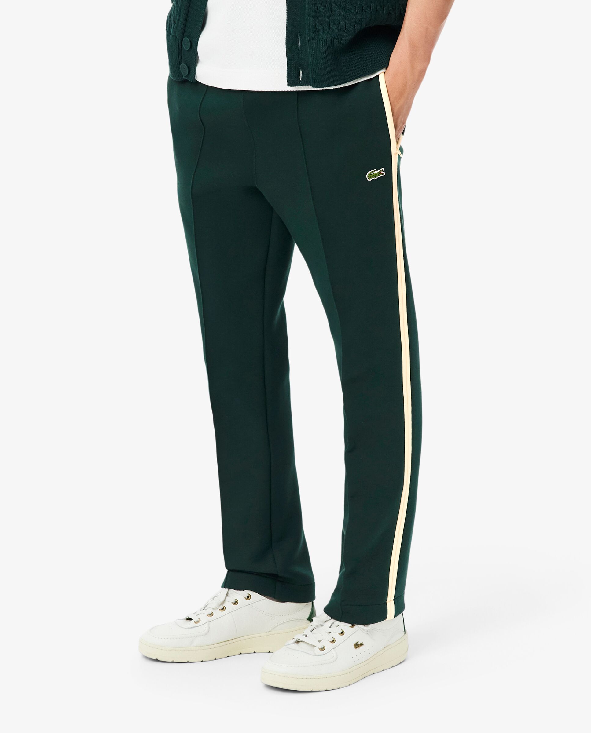 Pantalón de hombre de chándal de hombre de fabricación francesa en - Lacoste - Verde Verde-3